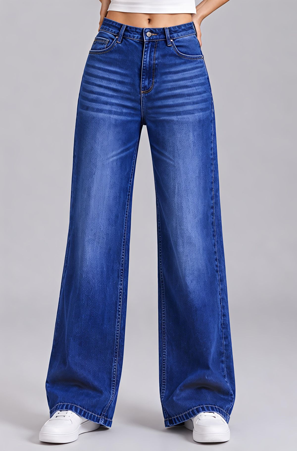 Women's Fancy Baggy Jeans - Yi70