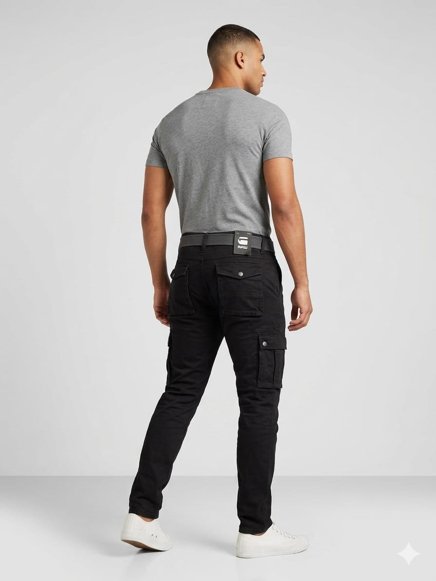 Updry Men's Raw Cotton Cargo
