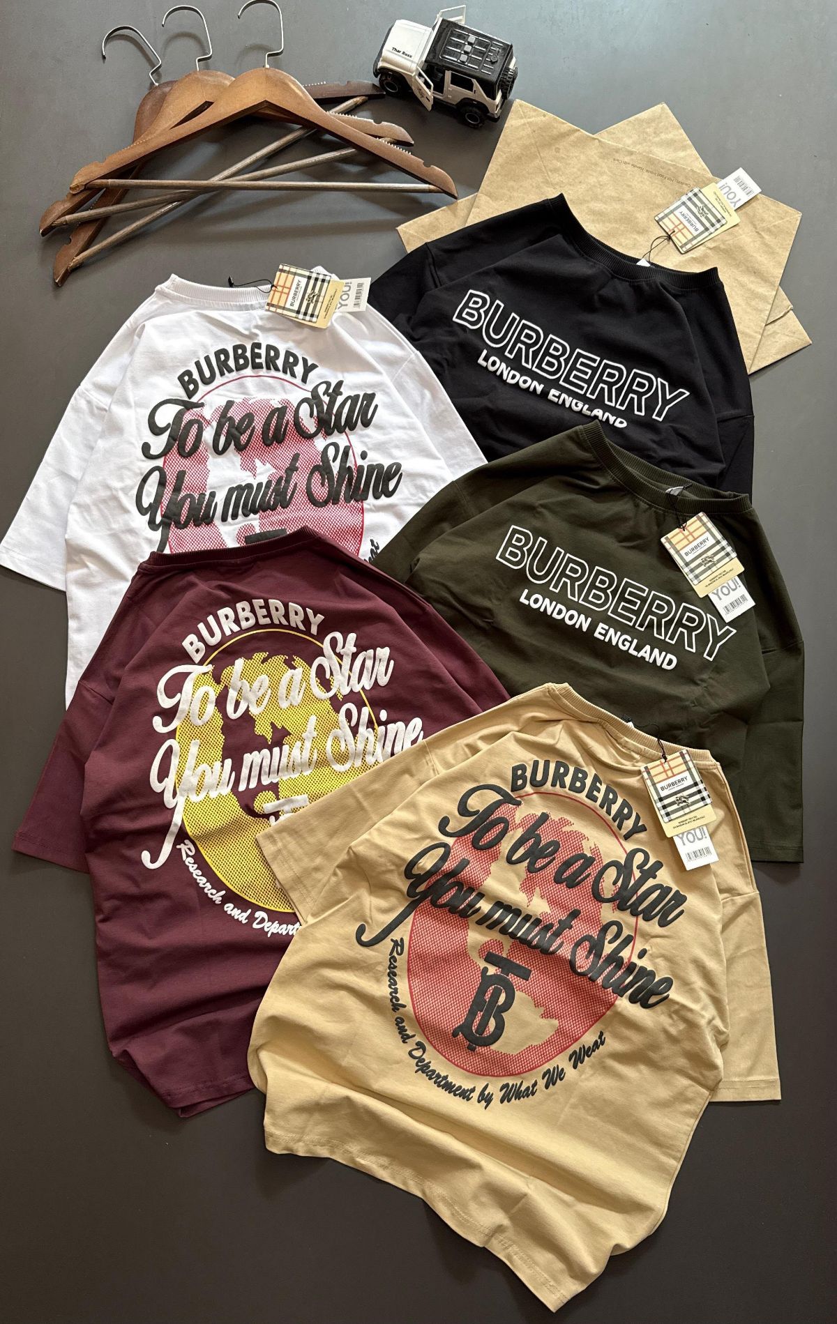 Cotton Lycra Drop Shoulder T-shirts Set