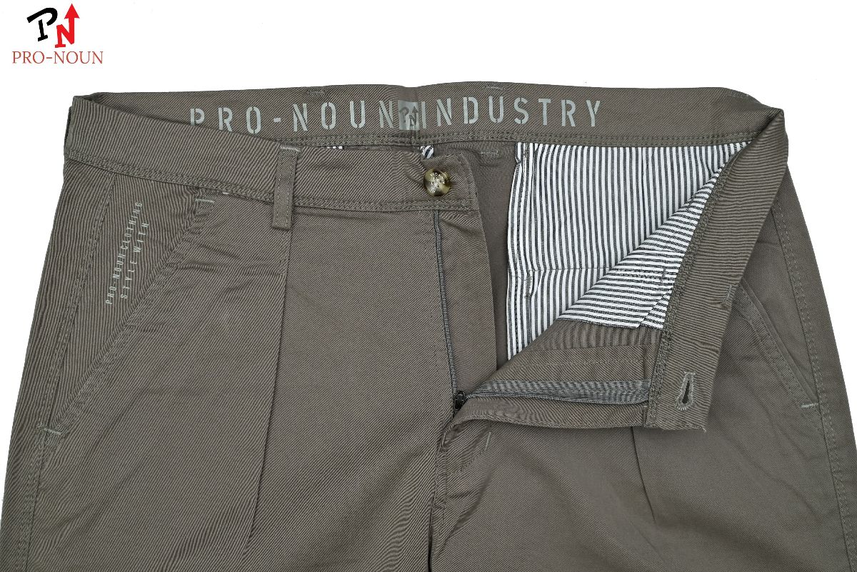 Pro-Noun Men's Straight Fit Cargo Pants D No- 1816 -Grey