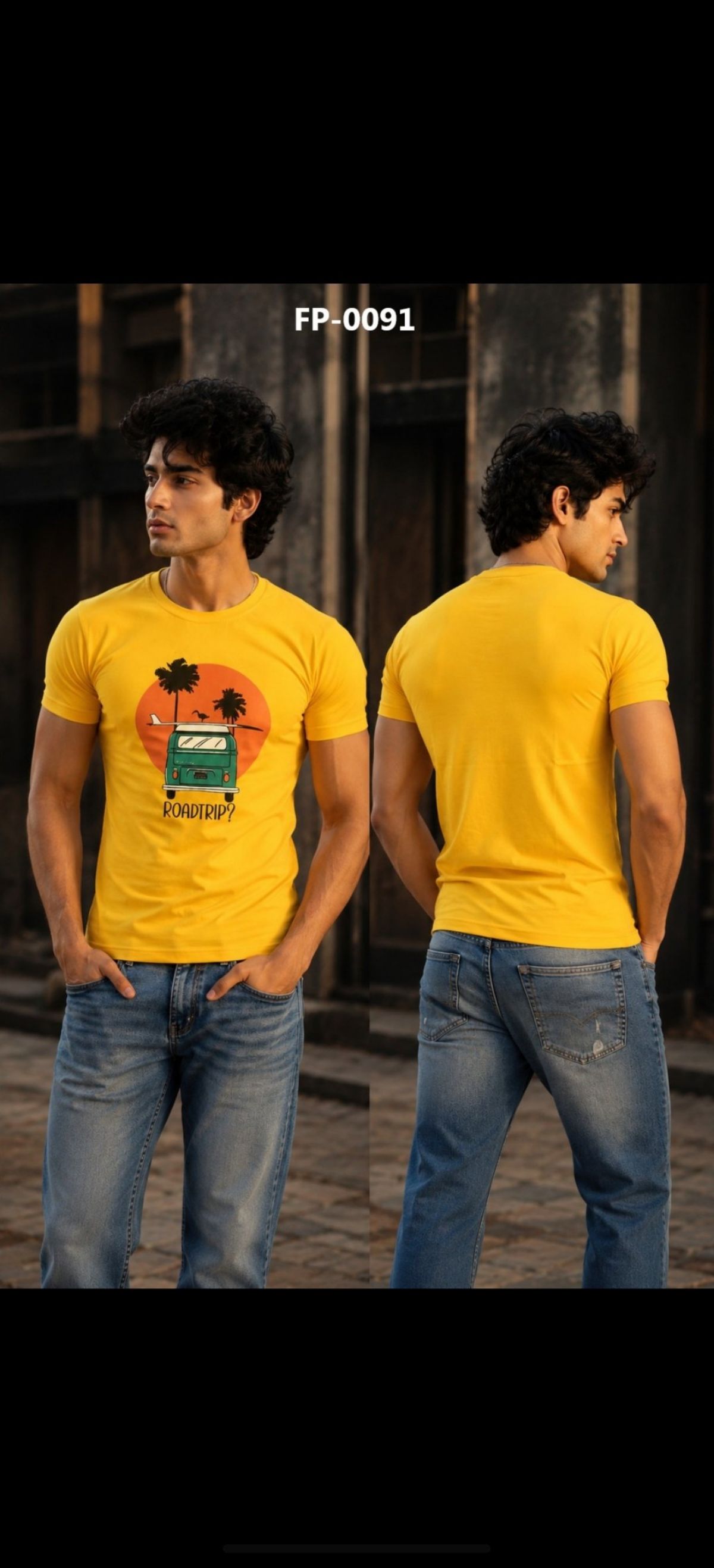 TOMHIDDLE MENS PRINTED T-SHIRT- A4-FP-0091