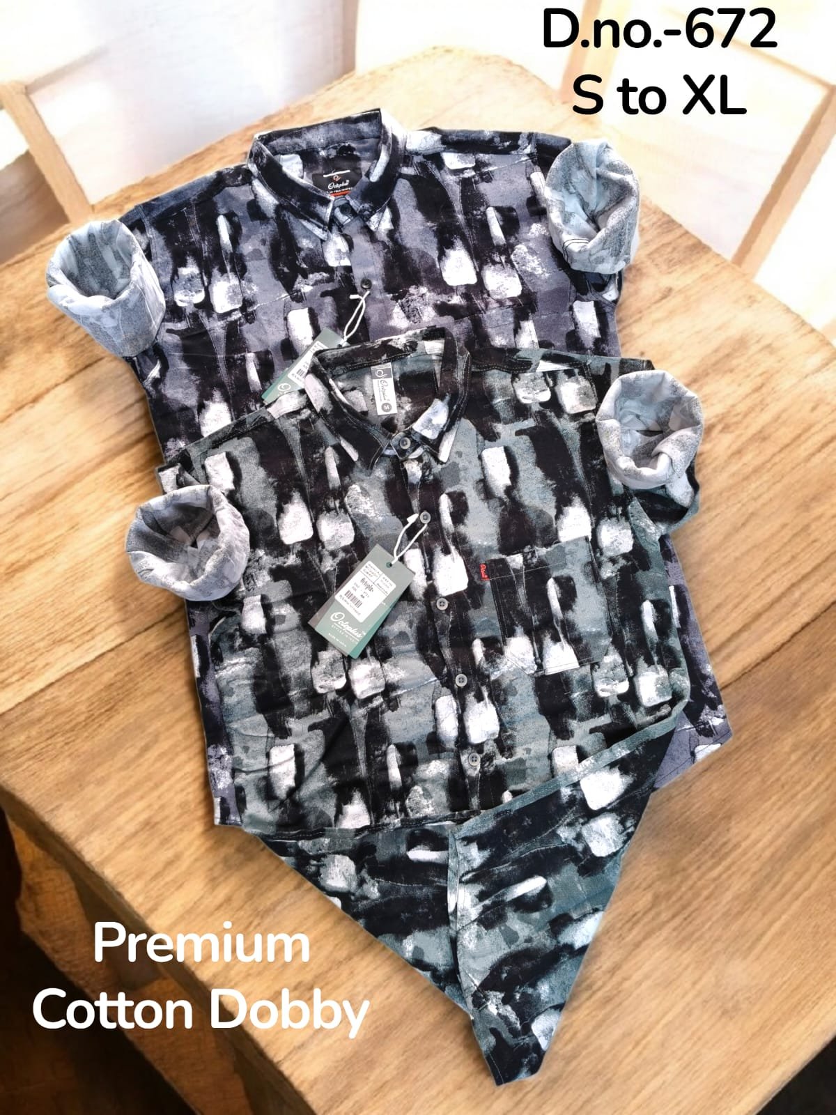 Octoplus Premium Dobby Prints Shirt For Men