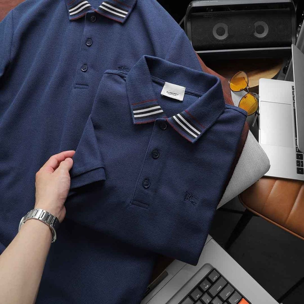 BURBERRY MENS PREMIUM QUALITY POLO M to 2XL
