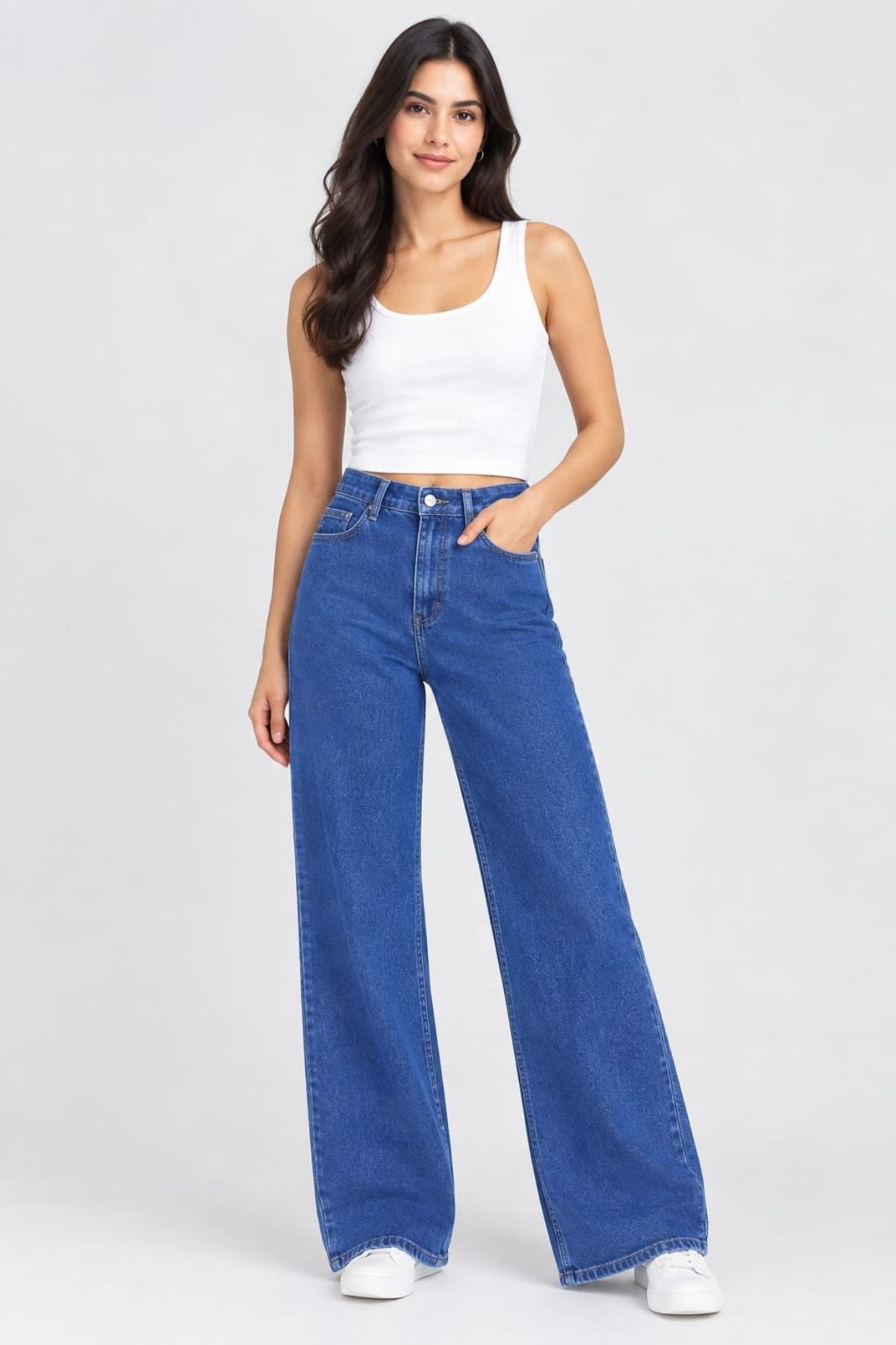 Women's Super Baggy Jeans - Yi71