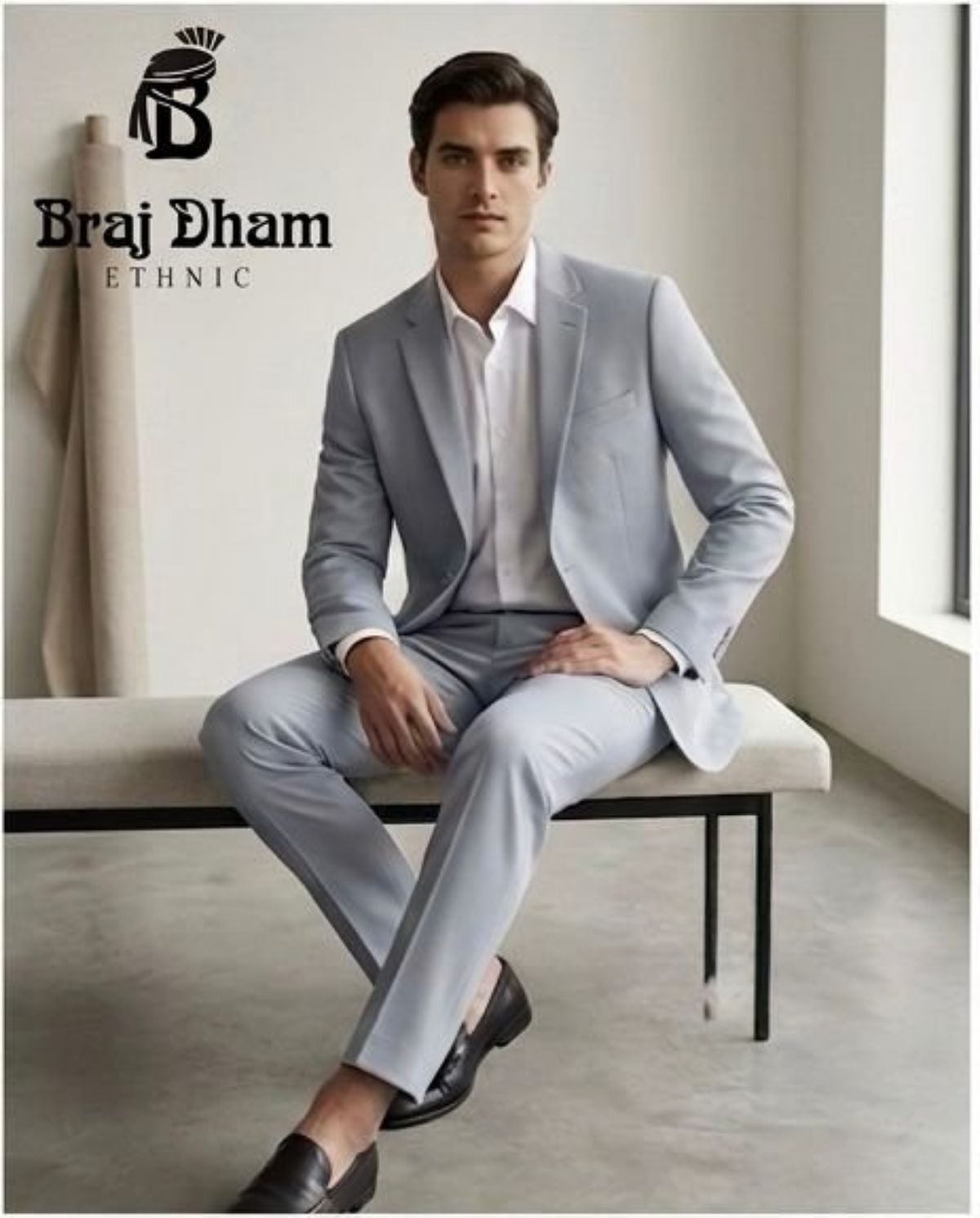 Braj Dham Ethnic Men's Blazer D No- 110