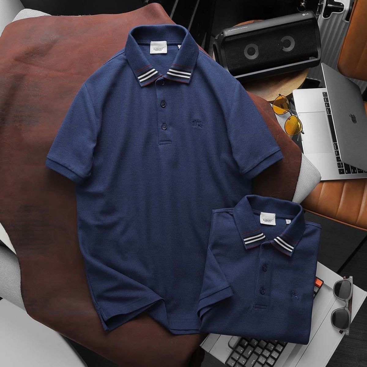BURBERRY MENS PREMIUM QUALITY POLO M to 2XL