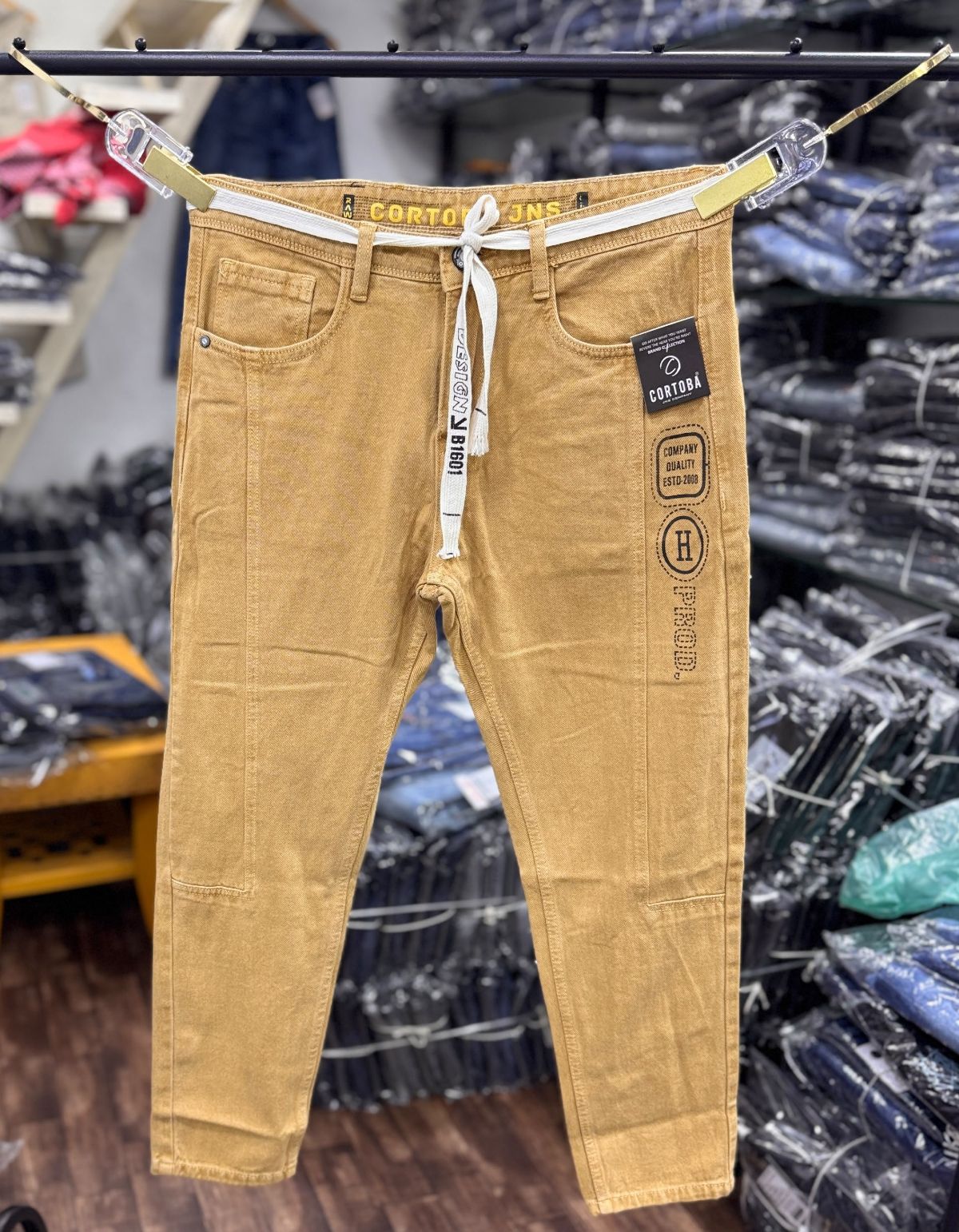 Cortoba Men's Acru Premium RFD Jeans
