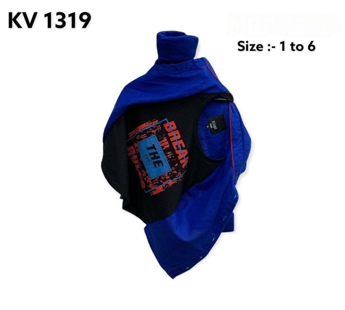 Kids Cotton Shirts with T-shirt- KV 1319