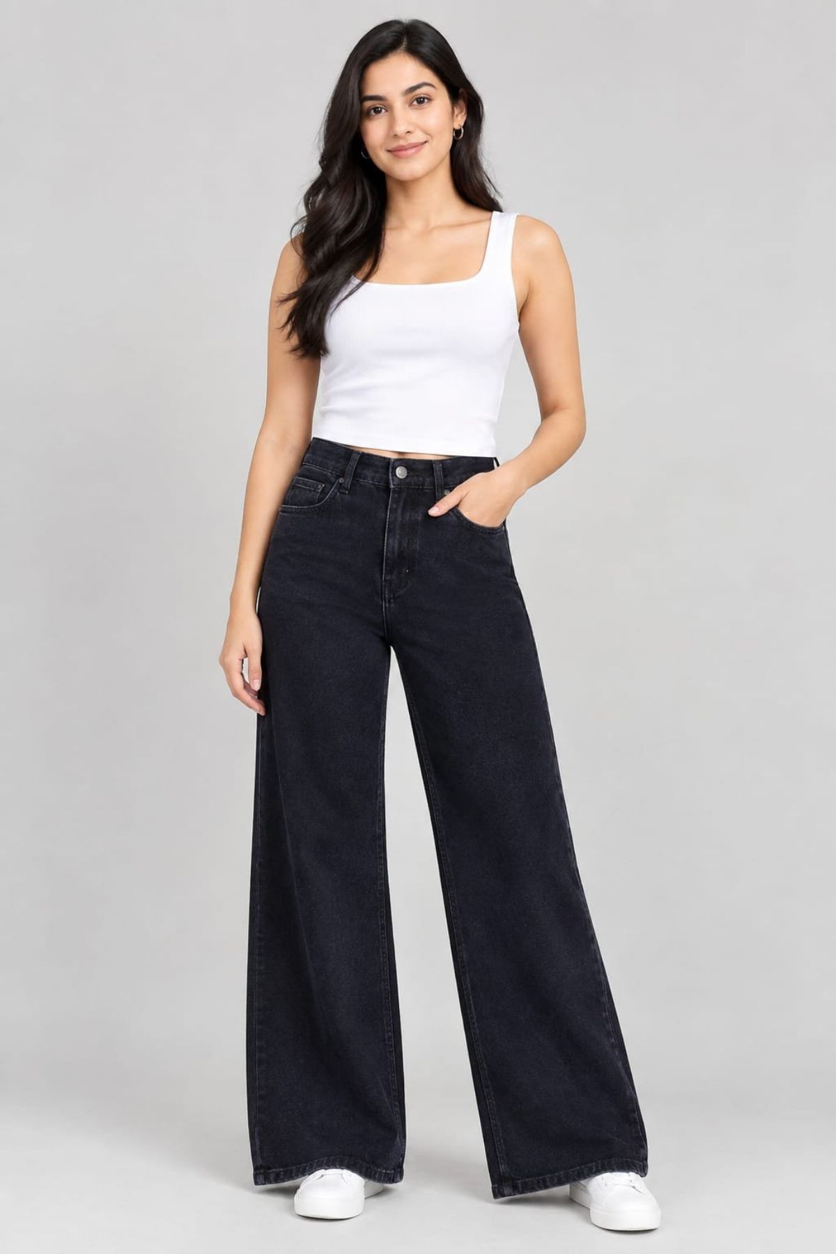 Women's Super Baggy Jeans - Yi71
