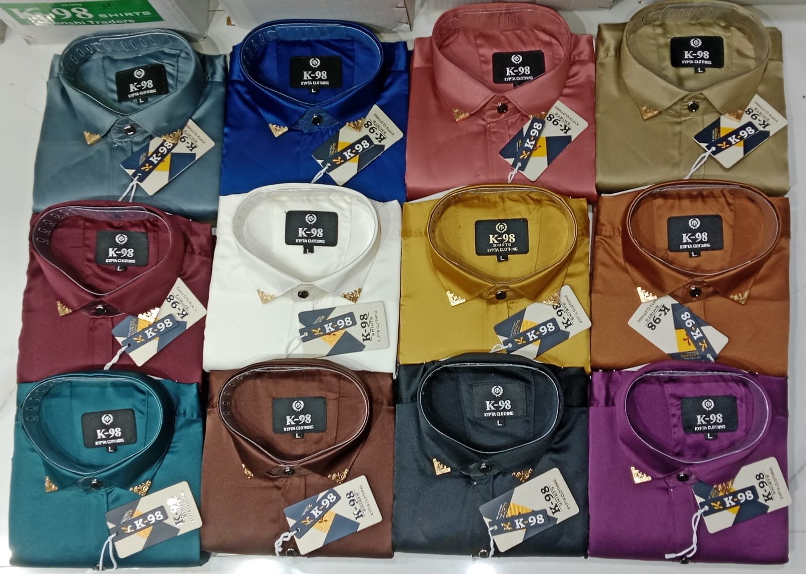 Men's Party Wear Satin  Shirts