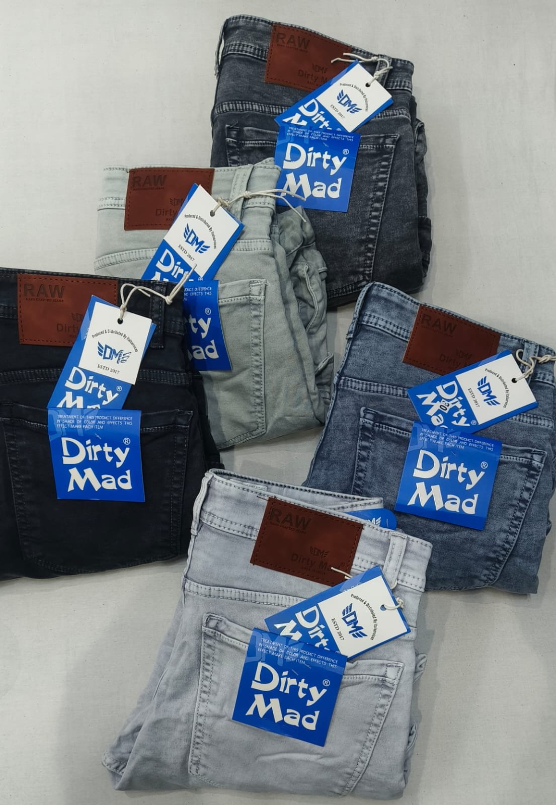 Men's 6 Pocket Cargo Jeans By Dirty Mad