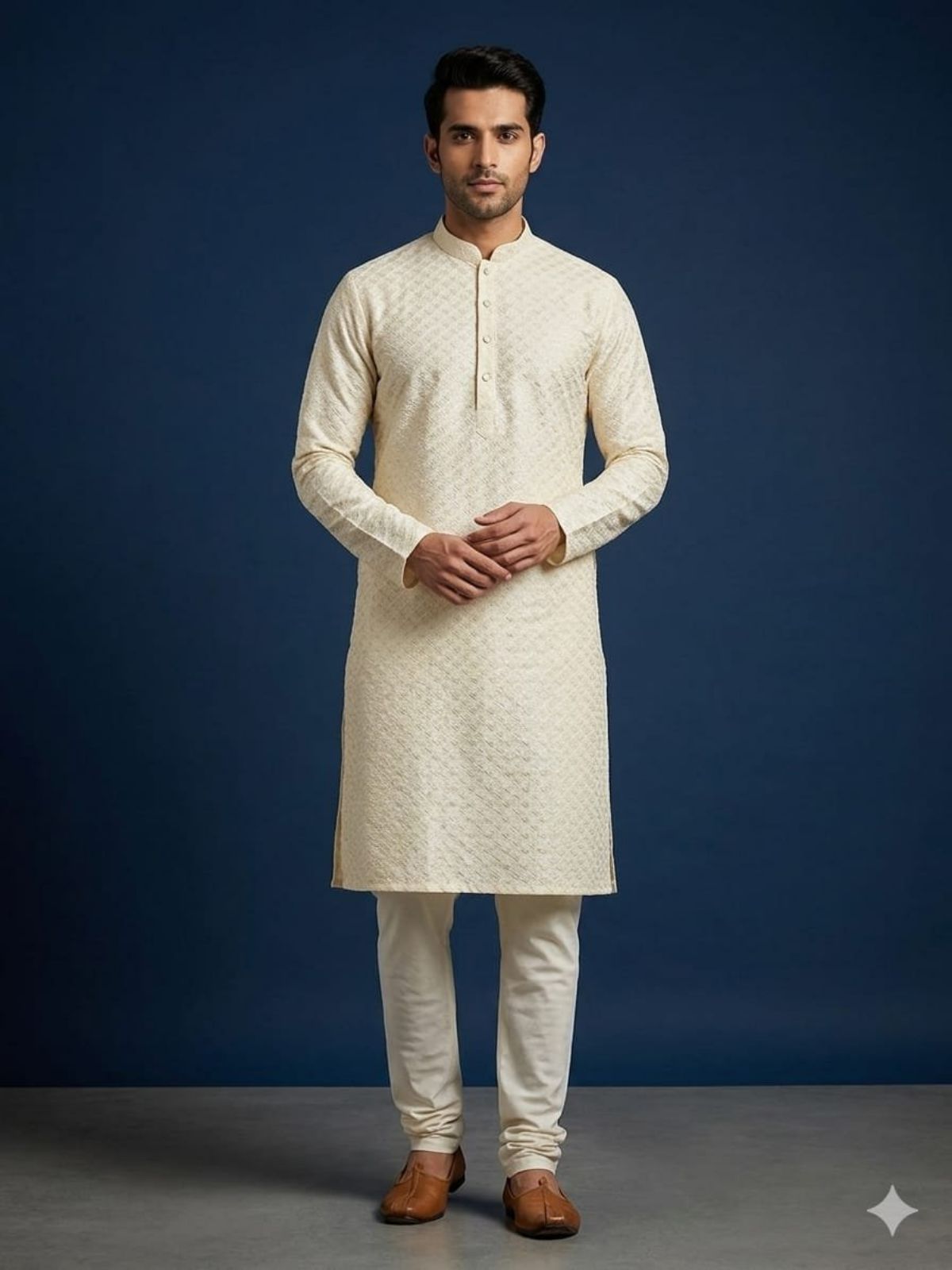 KRX Poly Viscose Men's Designer  Kurta Pajama Set