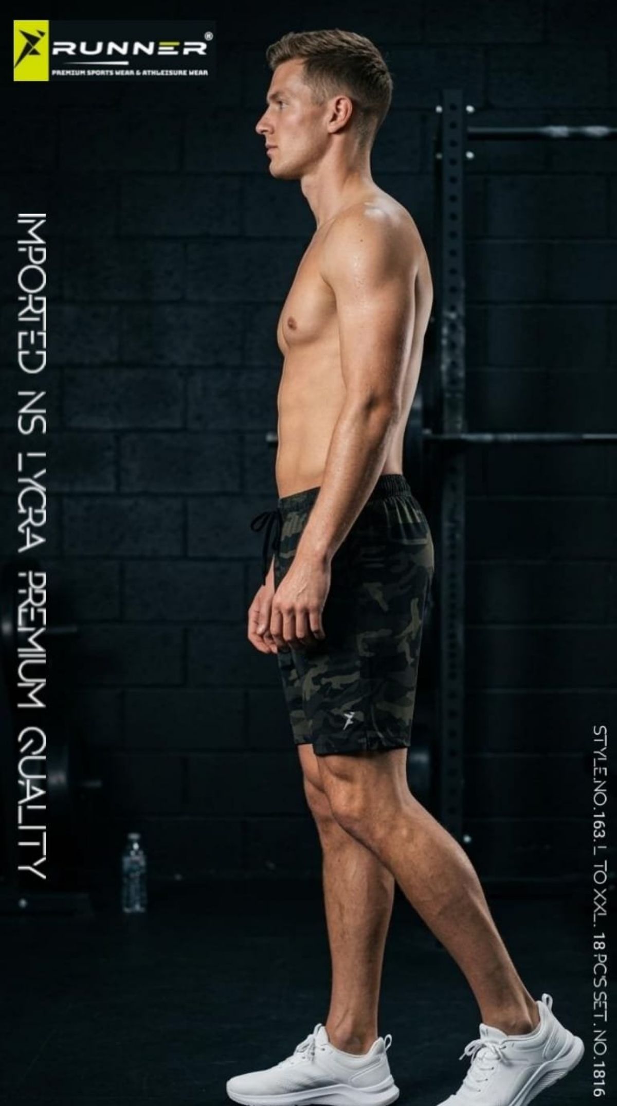RUNNER Men's Sports Shorts Set D No -163