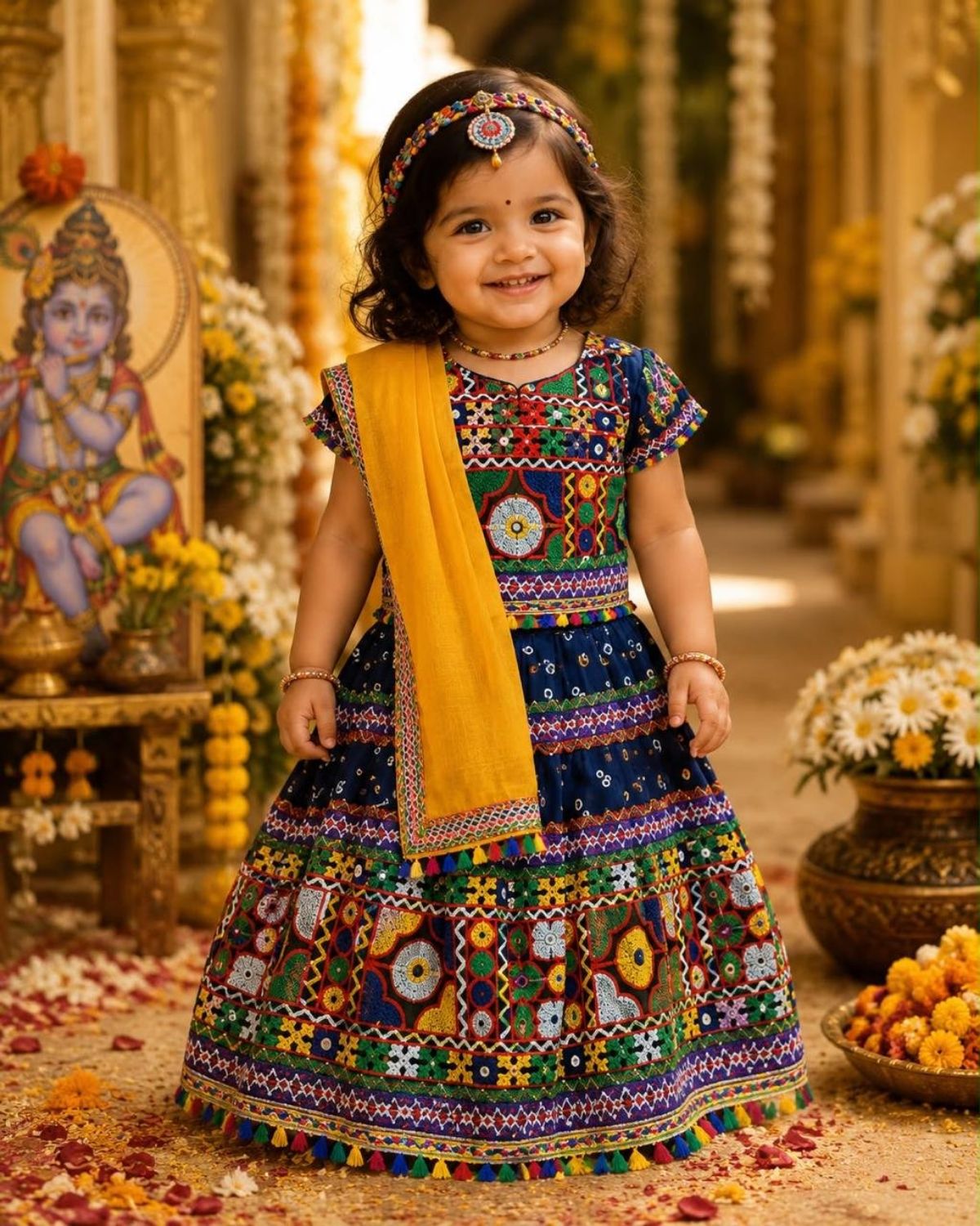 SG Fashion Kids Girls Lehenga Choli Set