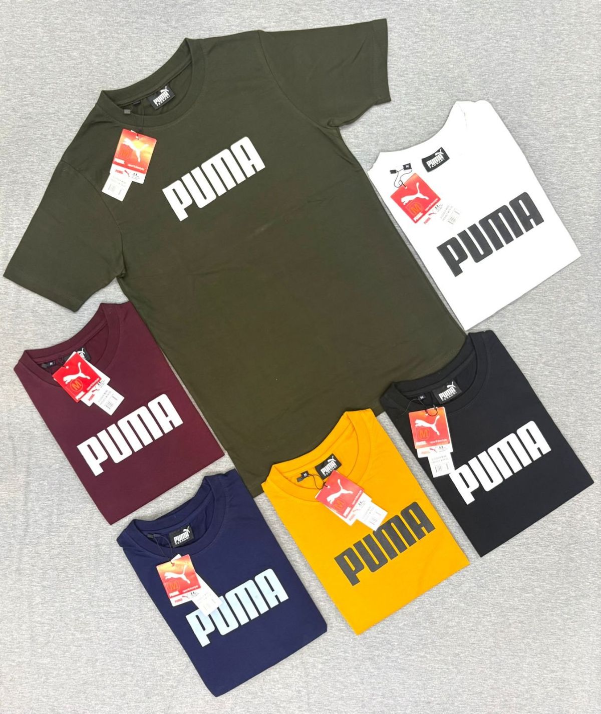 Men's Cotton Half Sleeves T-shirts Puma
