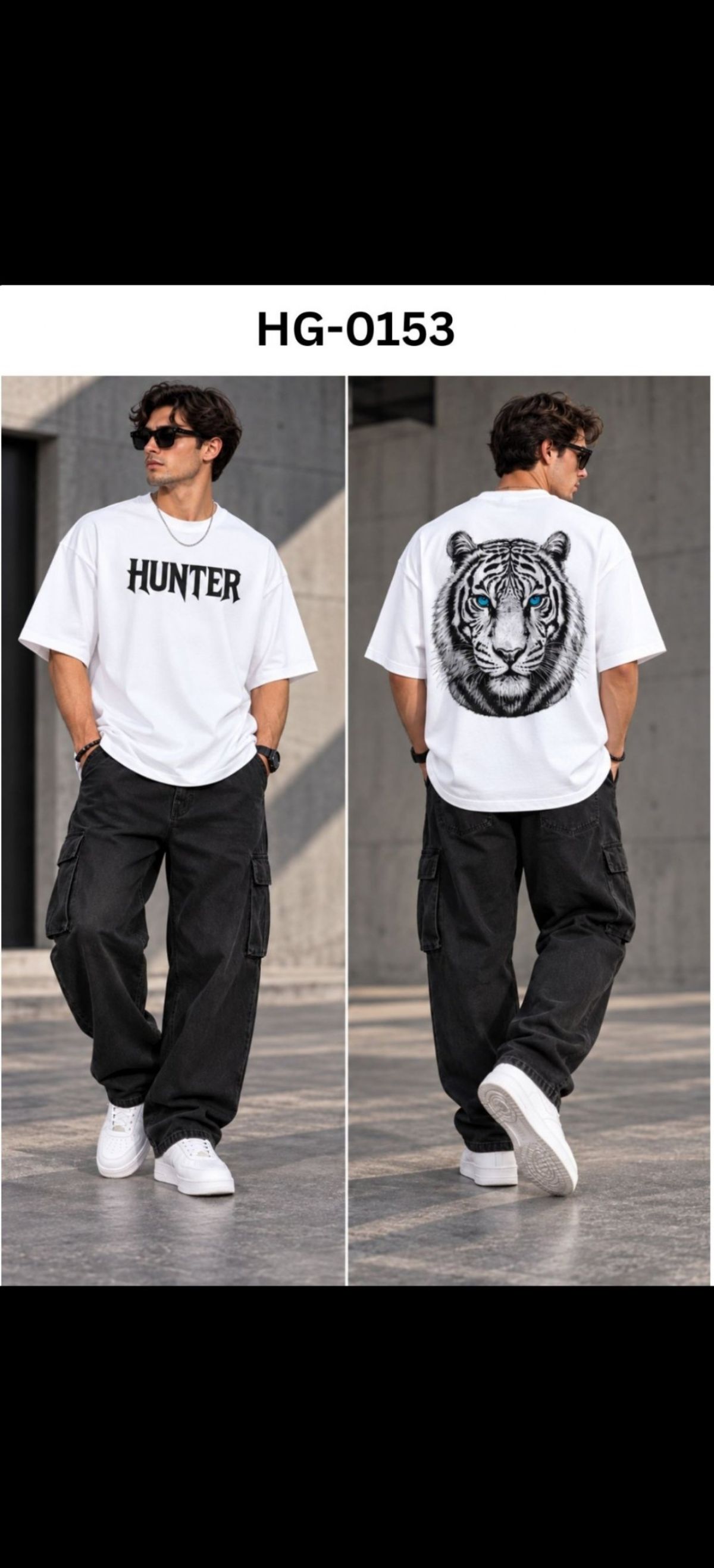 TOMHIDDLE MENS PRINTED DROP SHOULDER T-SHIRT- A4-HG-0153