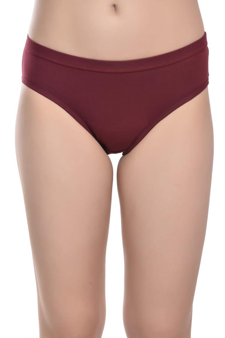 Teusy Women Leak Proof Period Panty Set (Maroon)