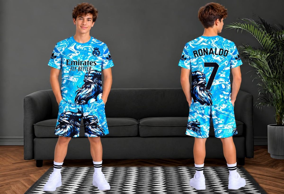 Kids Football T-shirts+ Shorts Set