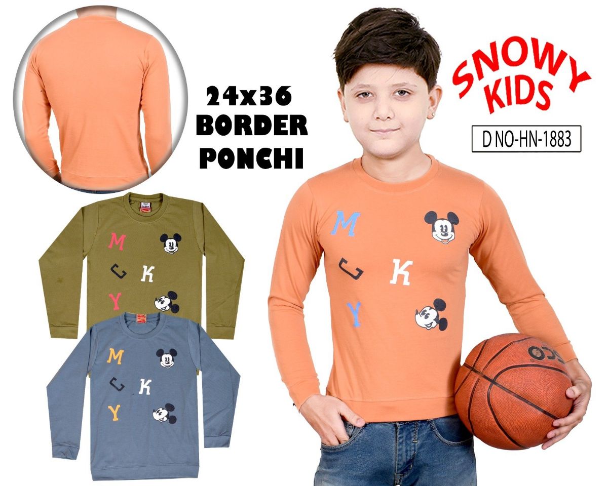 Kids Full Sleeve T-shirts - HN 1883