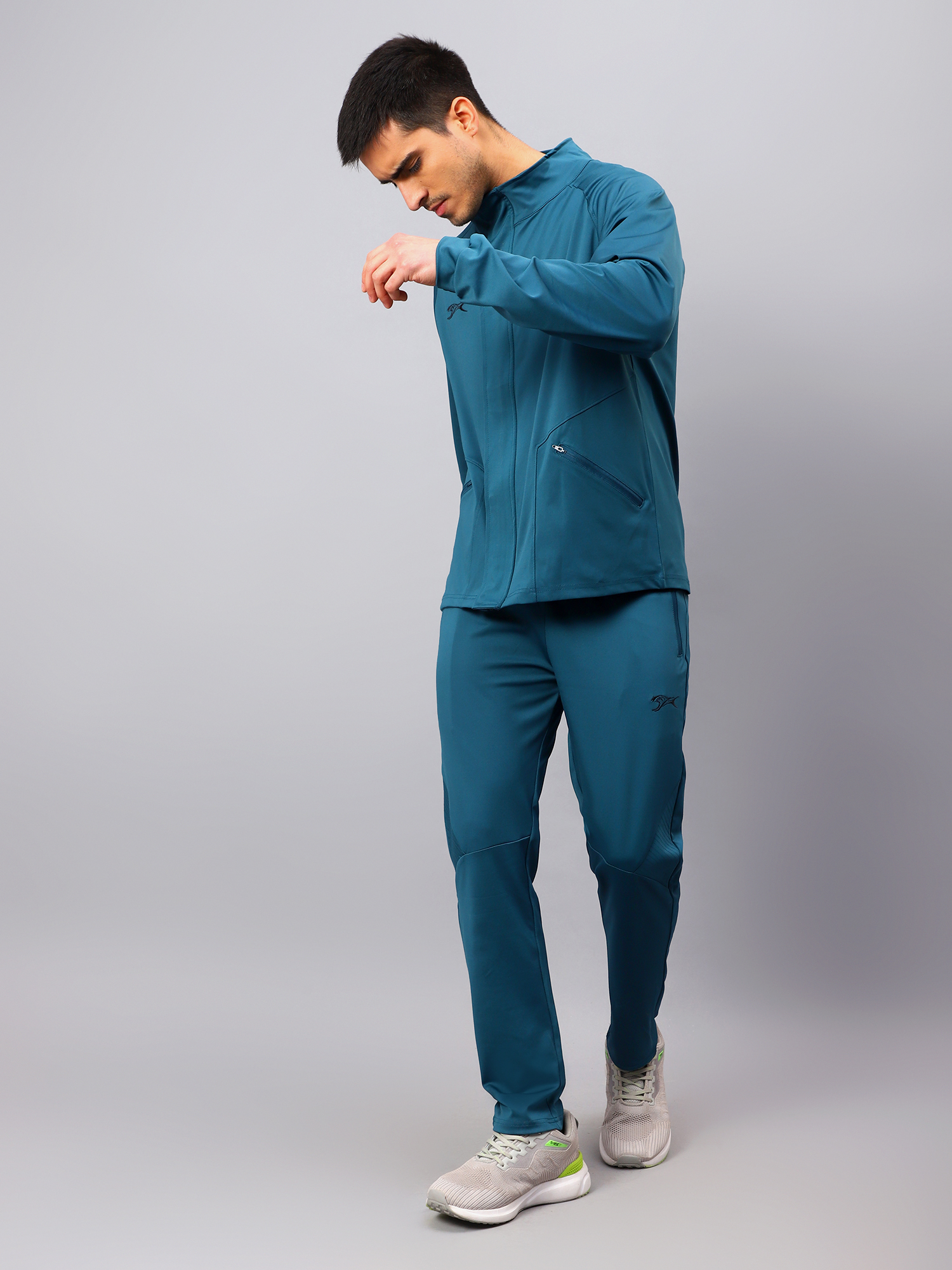 Men's Tracksuit  SNTSW105M-Air Force/Light Grey-3XL