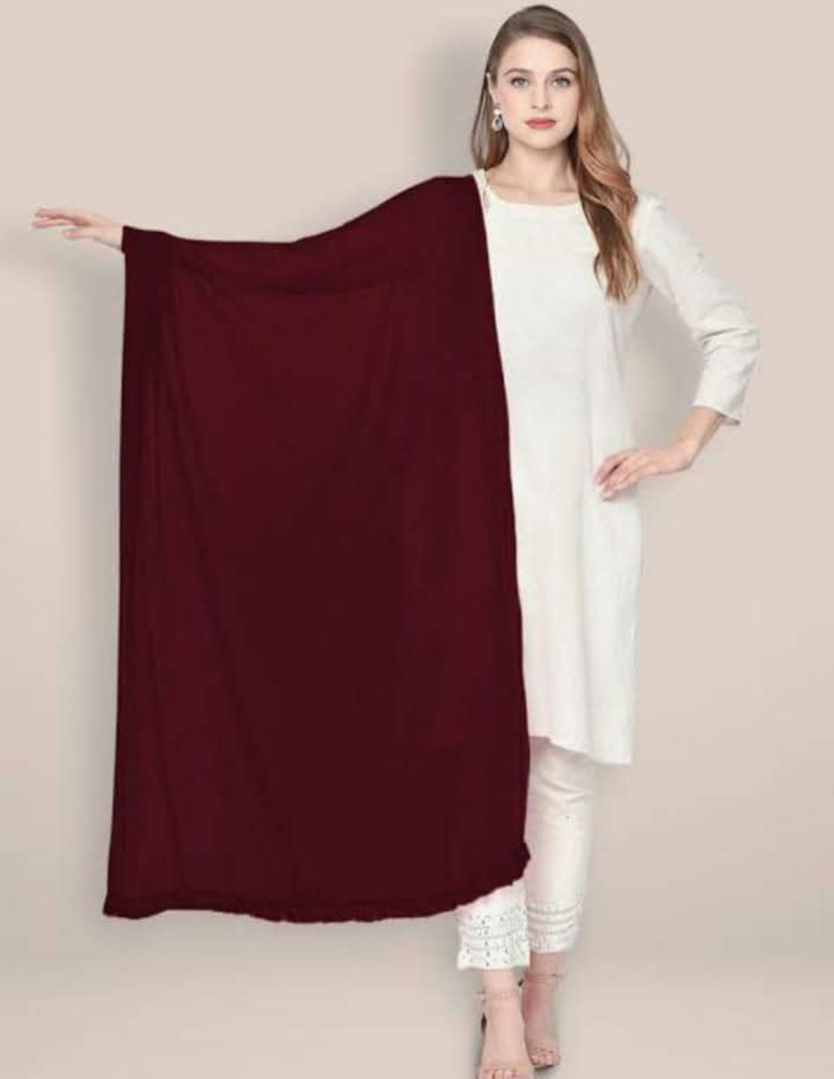 Women's Plain Dupatta
