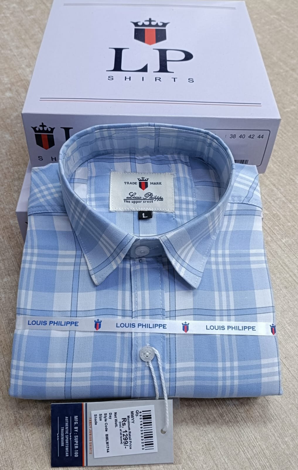 Men's Shirts Oxford check