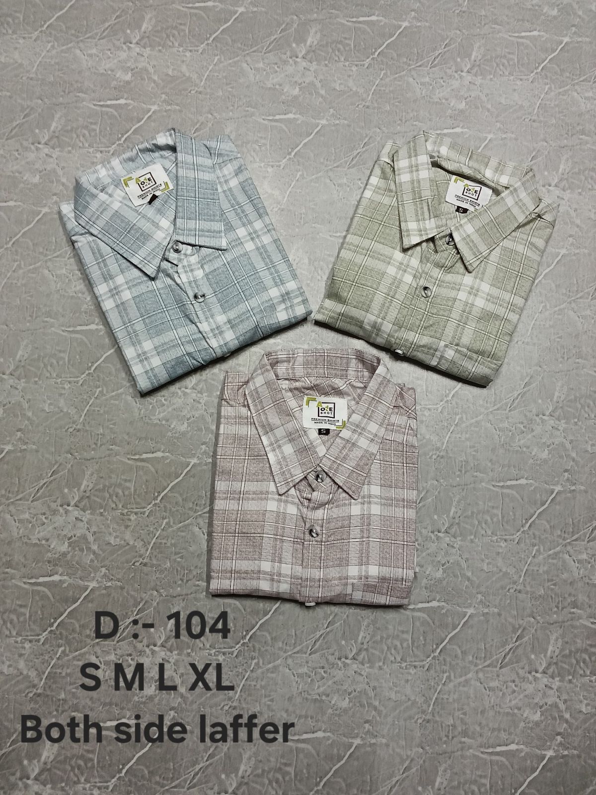 Shree Yash Both Side Laffer Men's Shirts - 104