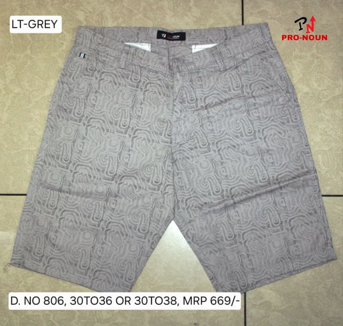 Pro-Noun Men's Shorts - 806 (30-38)