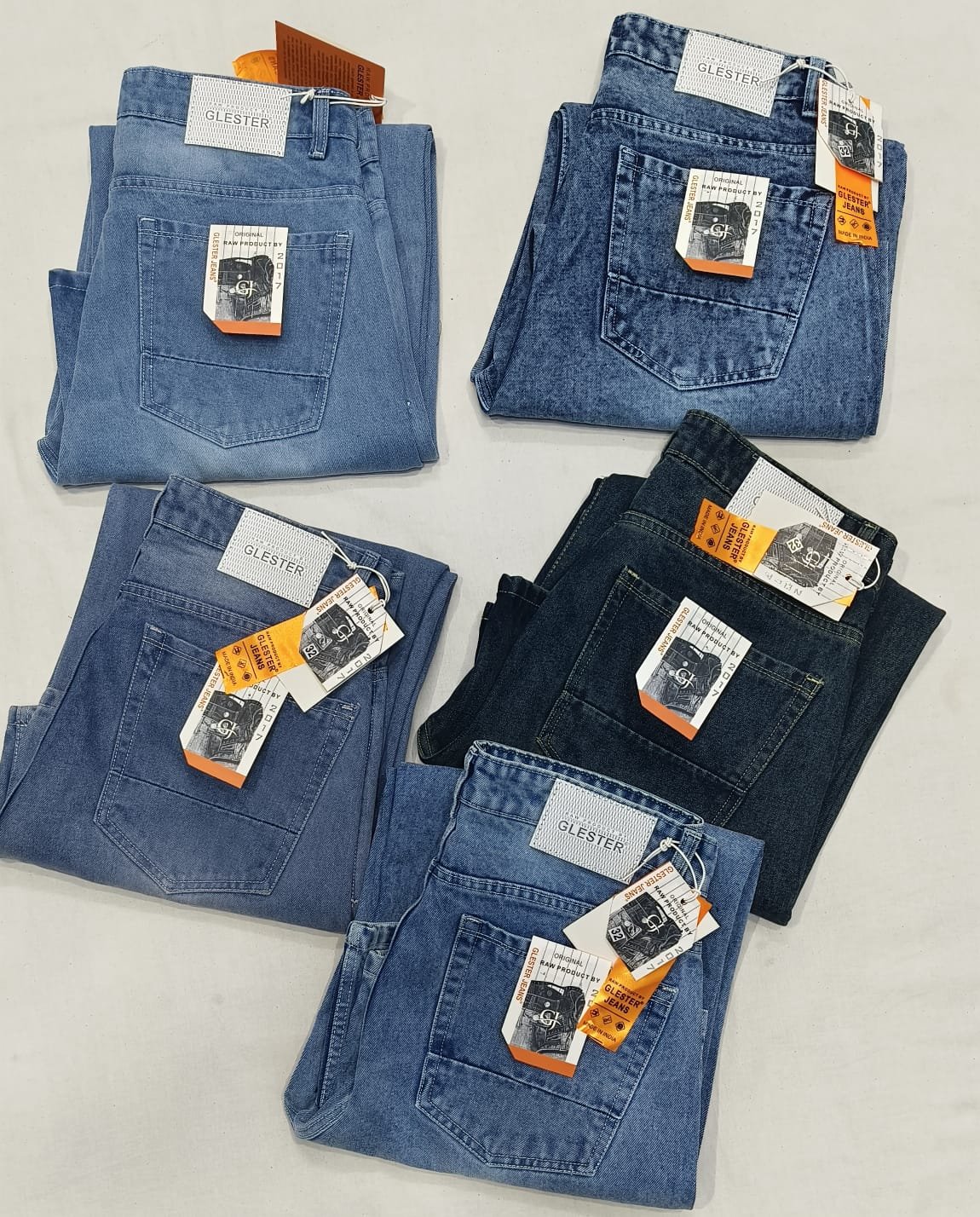 Men's Premium Quality Super Baggy 22 Bottom Jeans By Dirty Mad