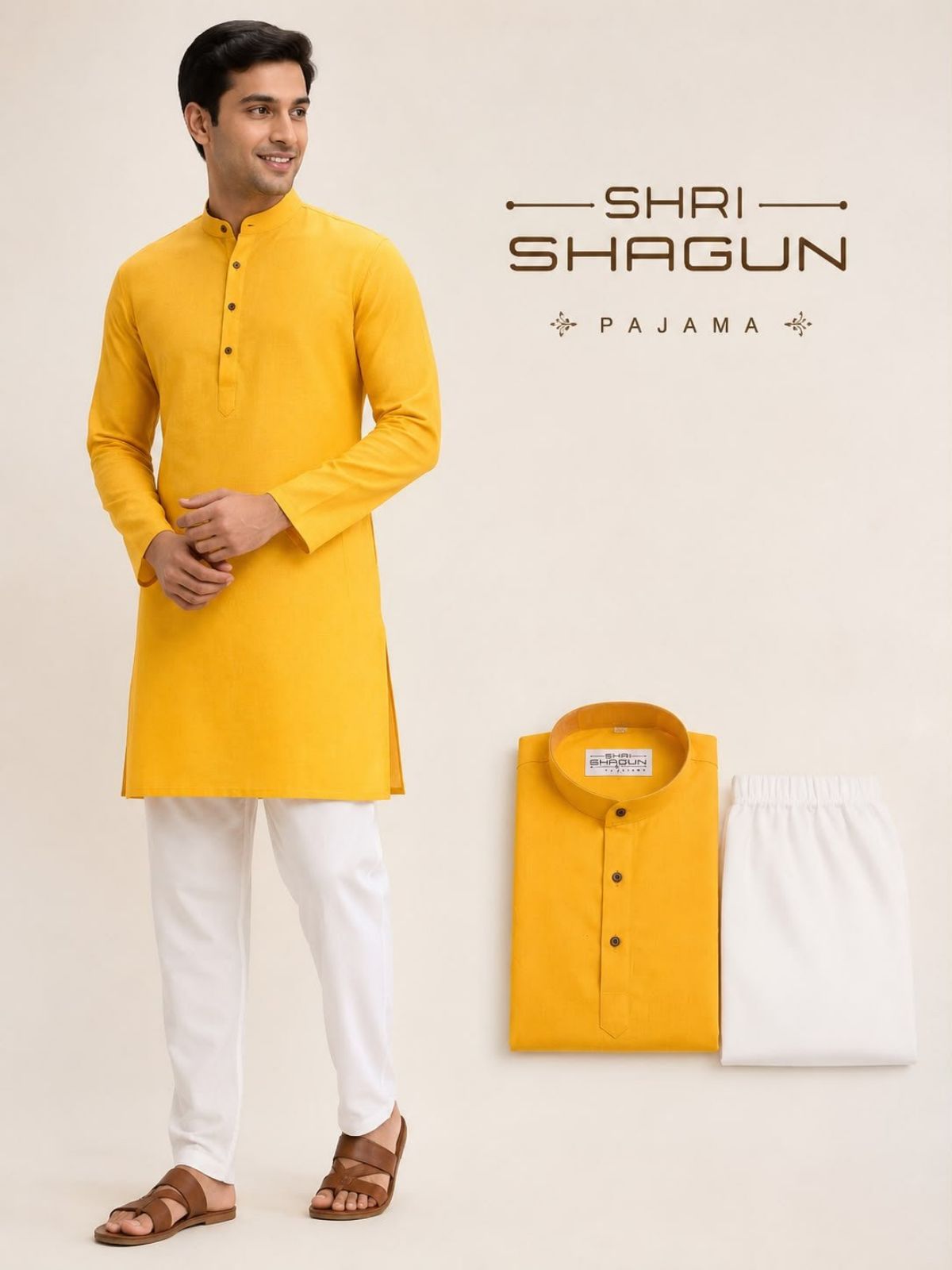 Shri Shagun Cotton plain kurta   1400