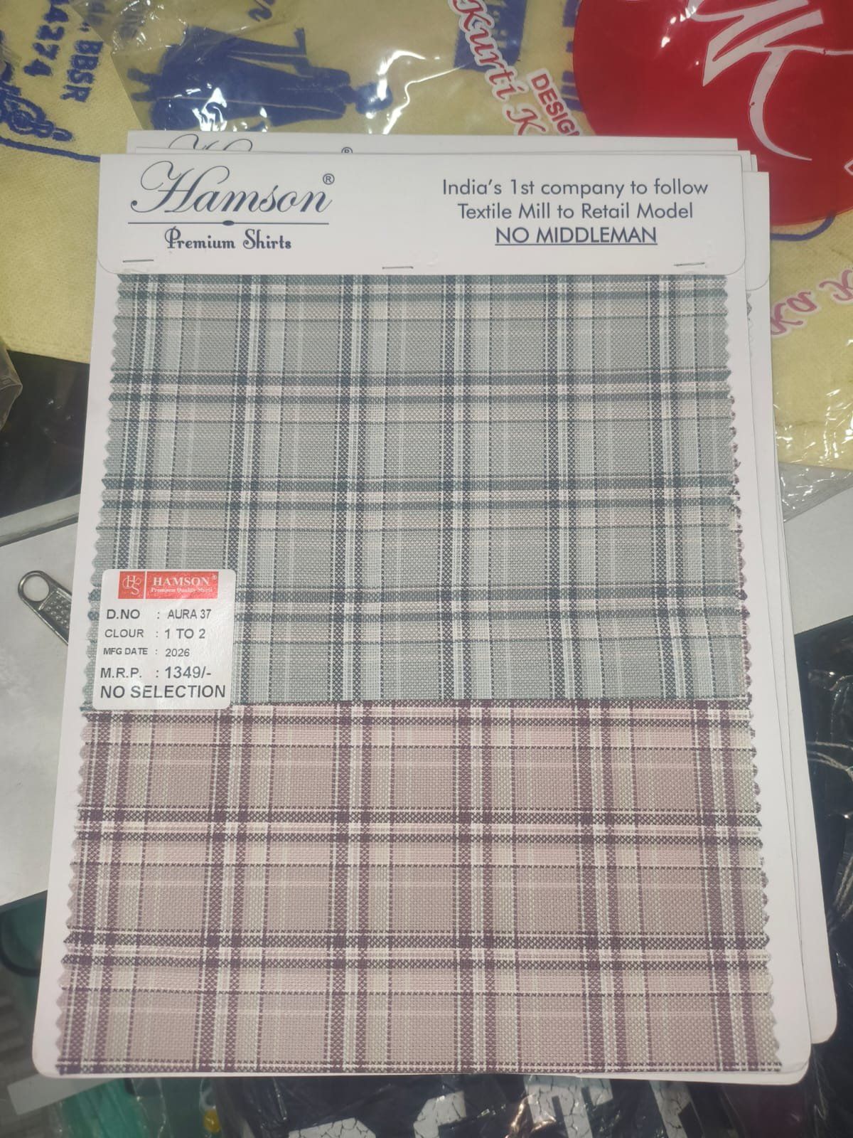 Hamson Checks Shirts for Men's