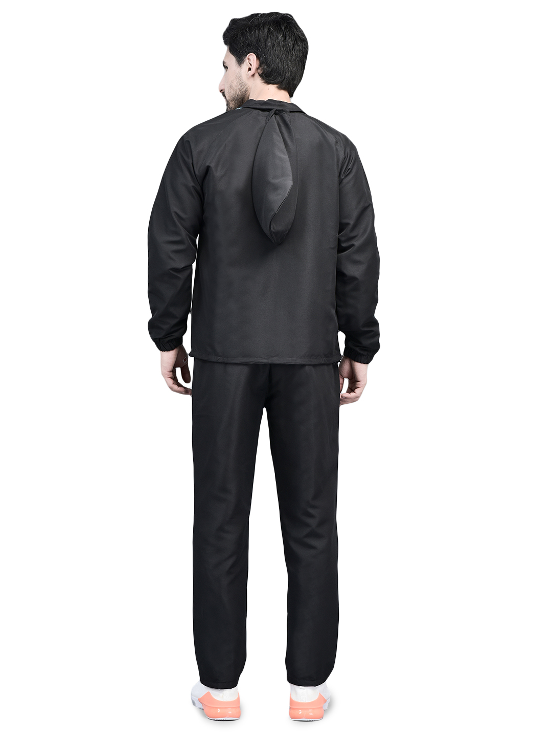 Men's Tracksuit  494A-Dark Grey/Black/White-XXL-TZ