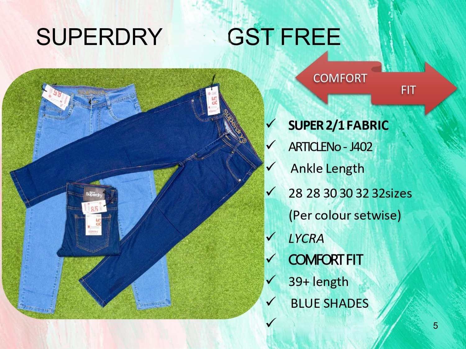 Men's Denim Jeans- SUPERDRY