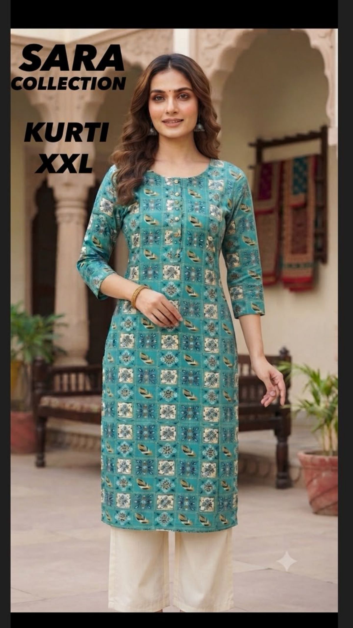 Women's Printed Cotton Kurti
