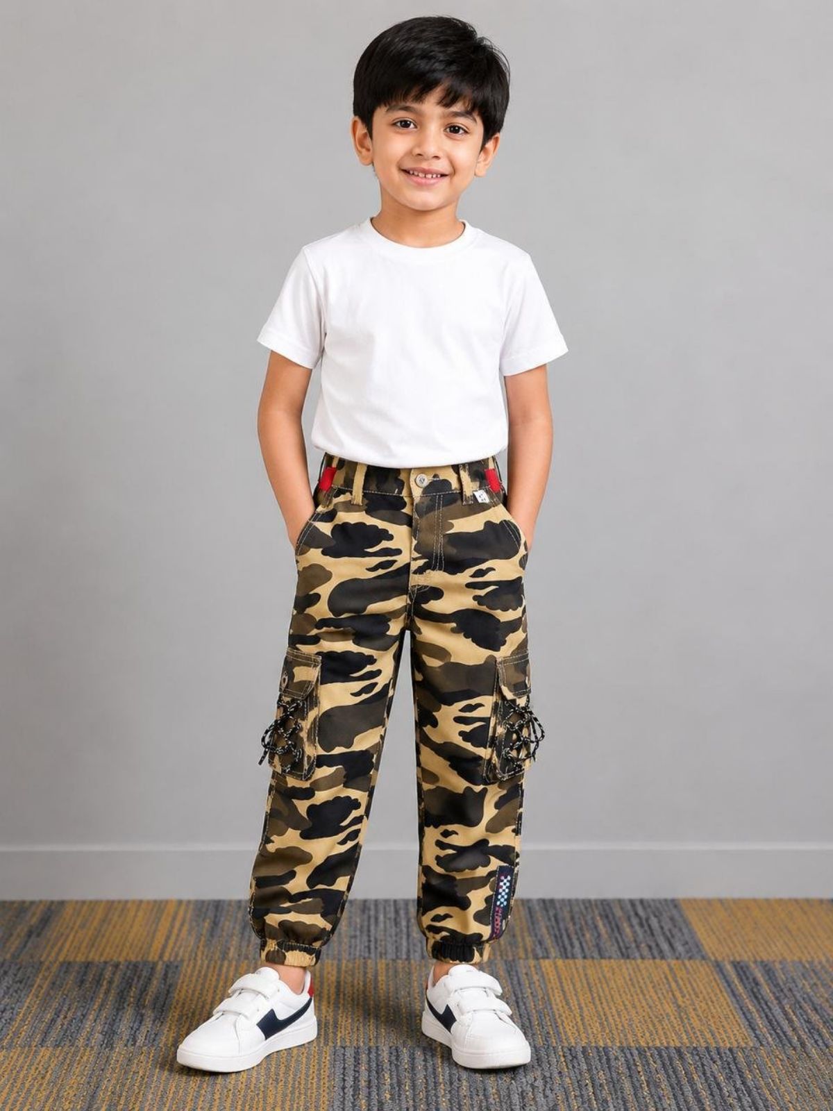 SG Fashion Kids Boys Cargo Pants Set (26-30)