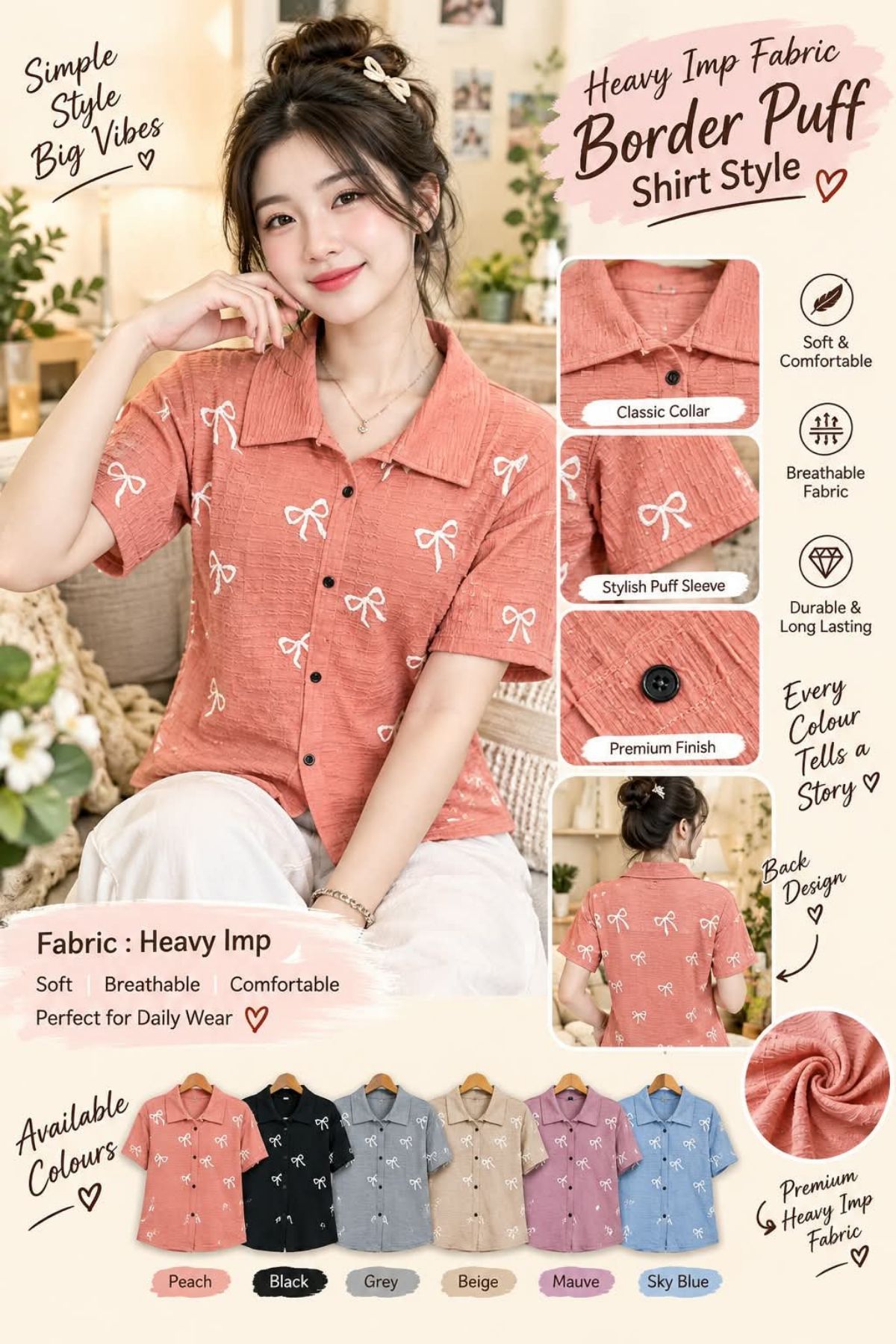 Women's Puff Shirts