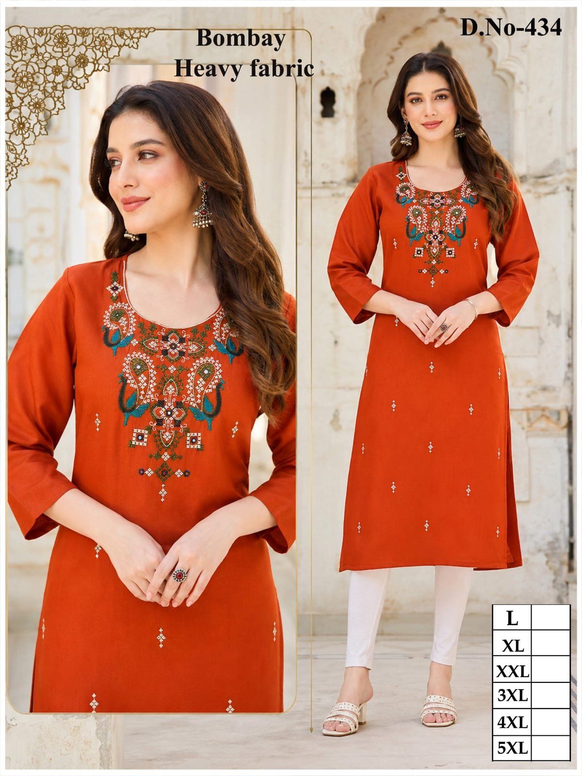 Women's Designer Kurti-434