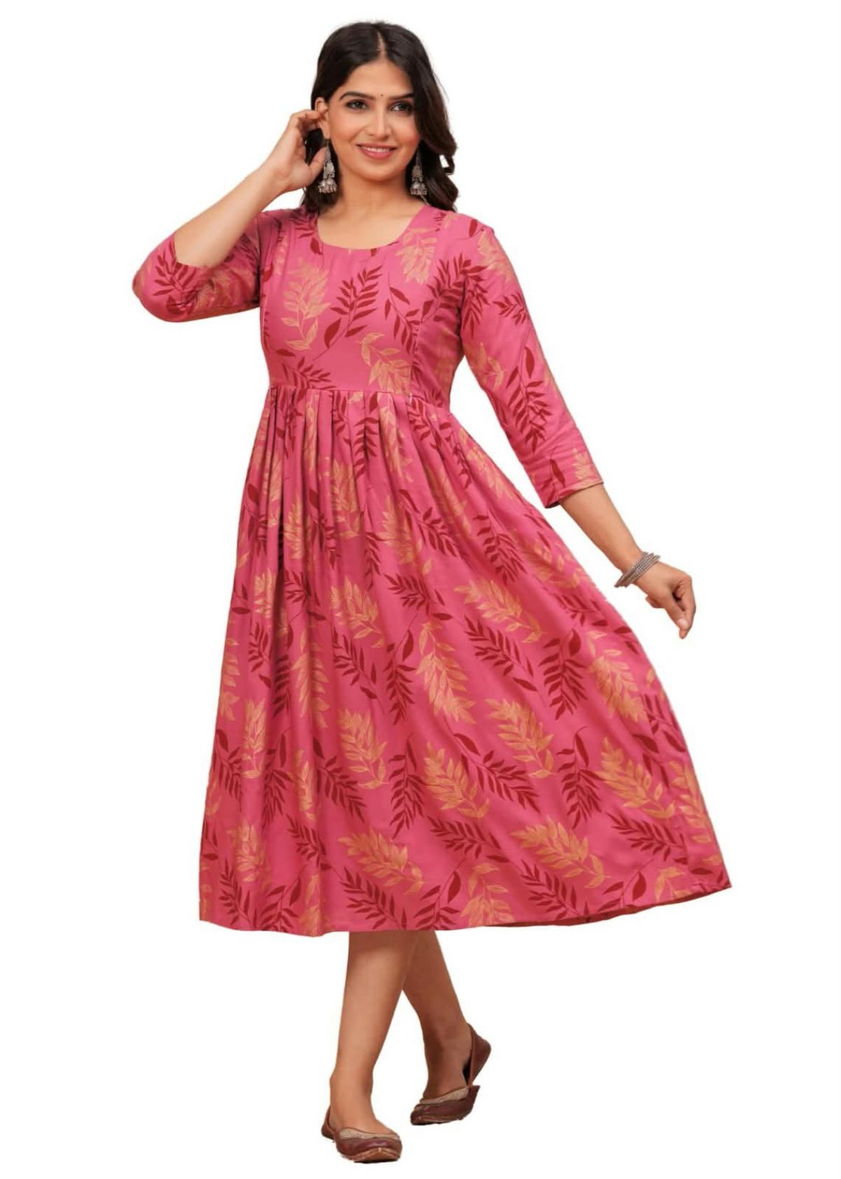 Women's Rayon Printed Gown