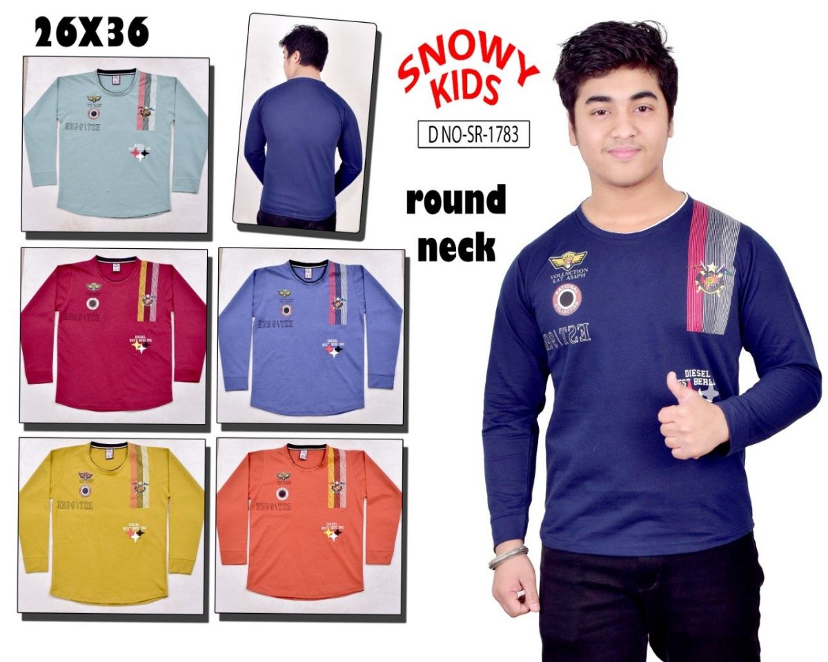 Kids Full Sleeve T-shirts - SR-1783