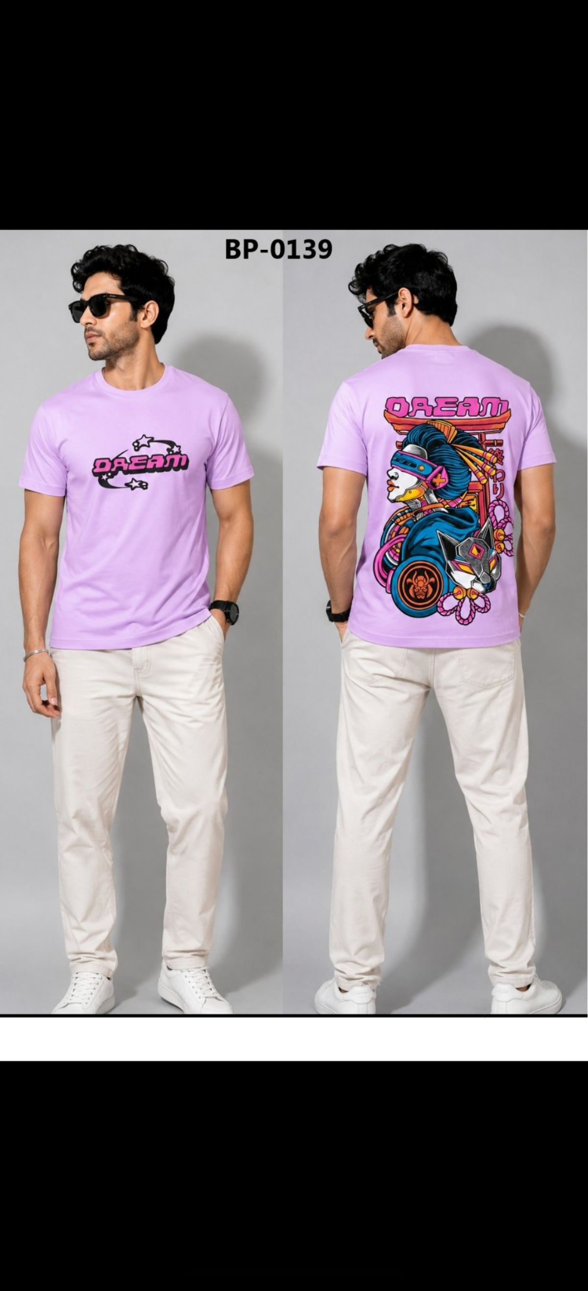 TOMHIDDLE MENS PRINTED T-SHIRT- A4-BP-0139