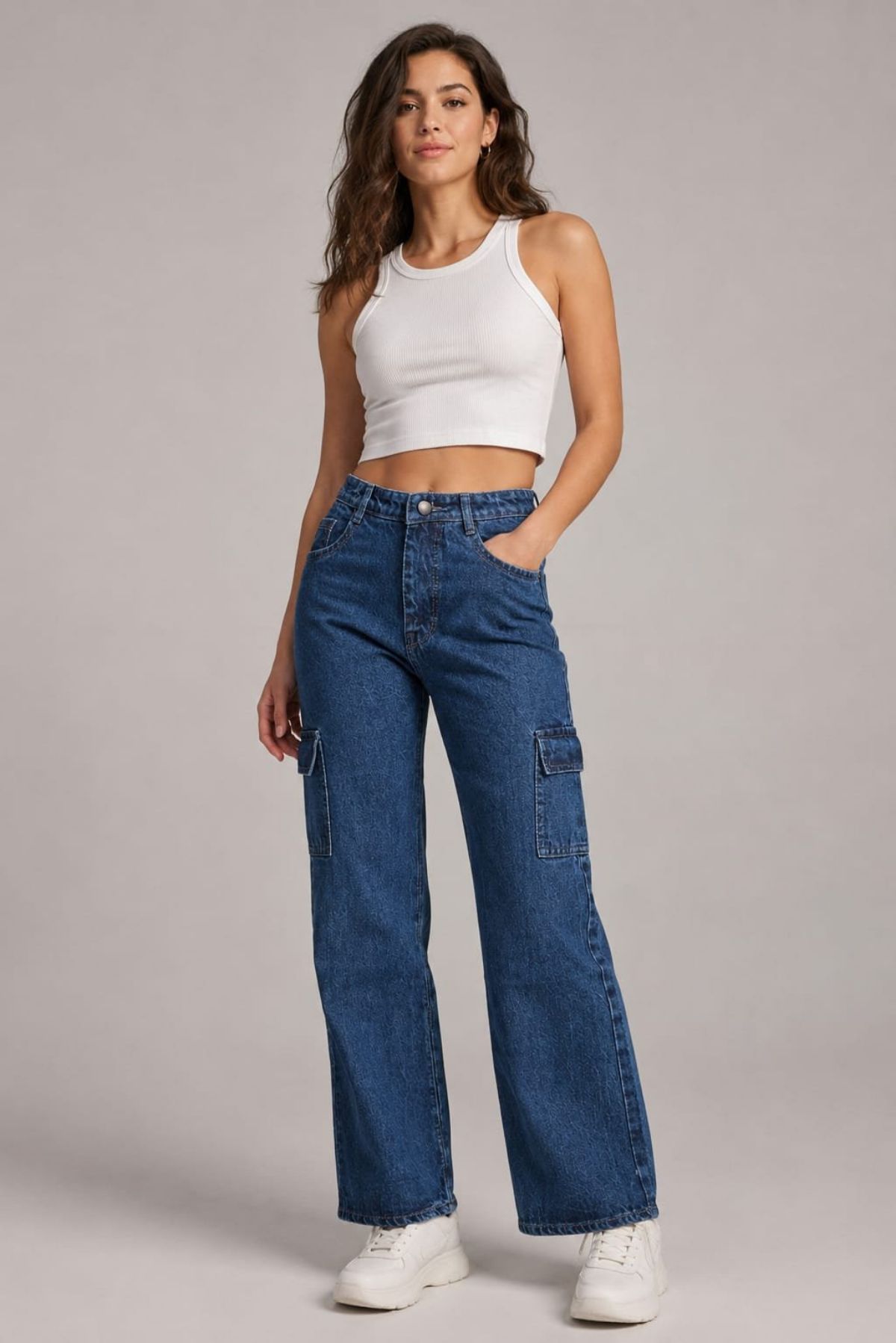Women's Six Pockets Cargos - Yi66