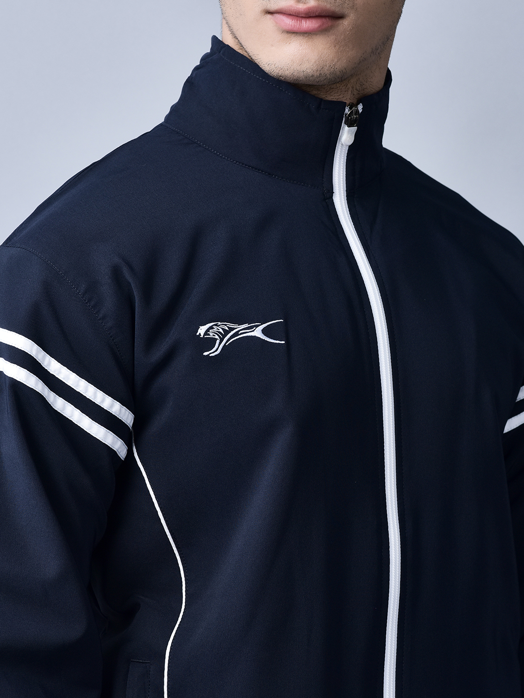 Men's Tracksuit  448B-NS-Navy/White-L