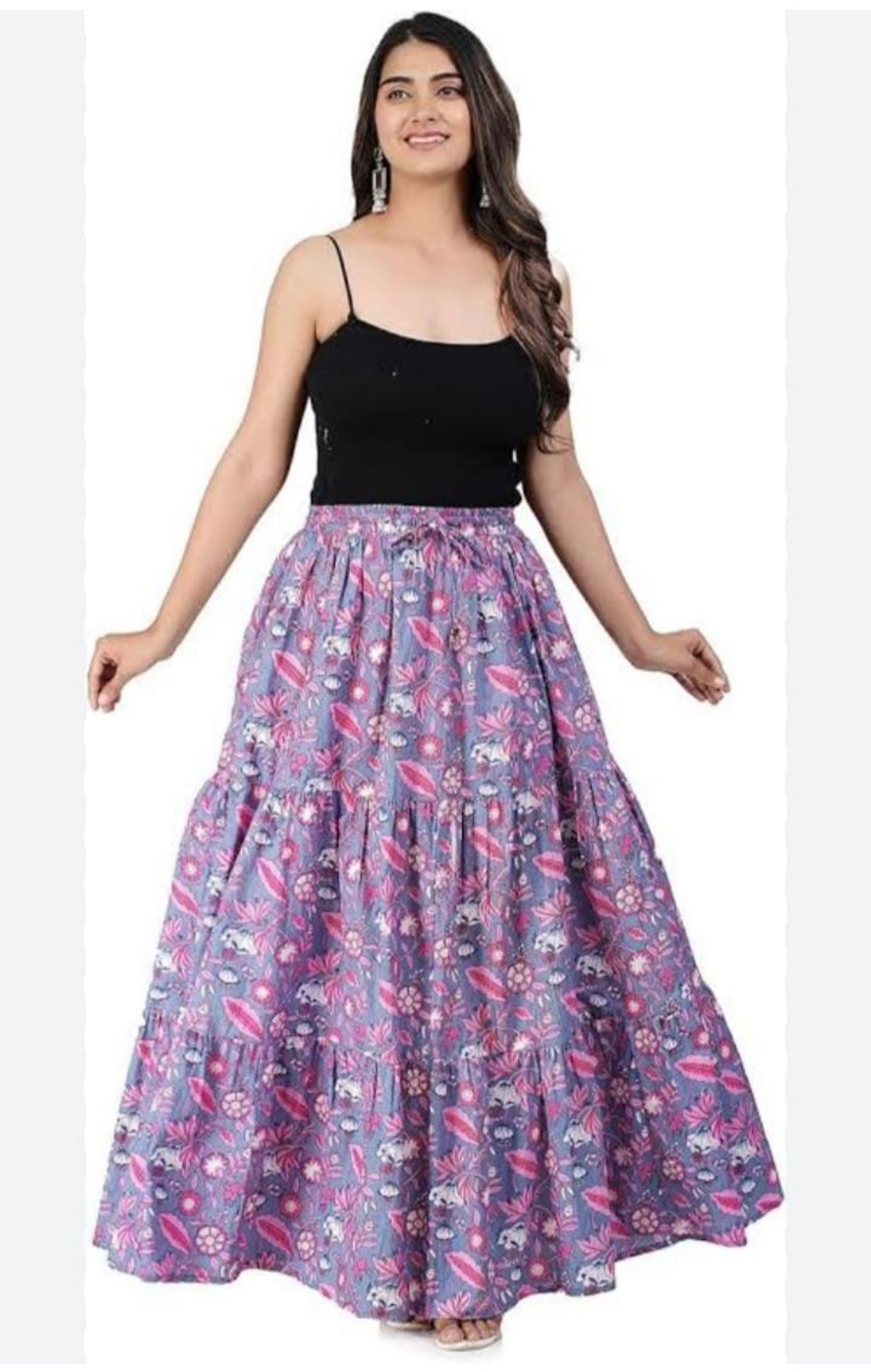 Women's Printed Cotton Skirts
