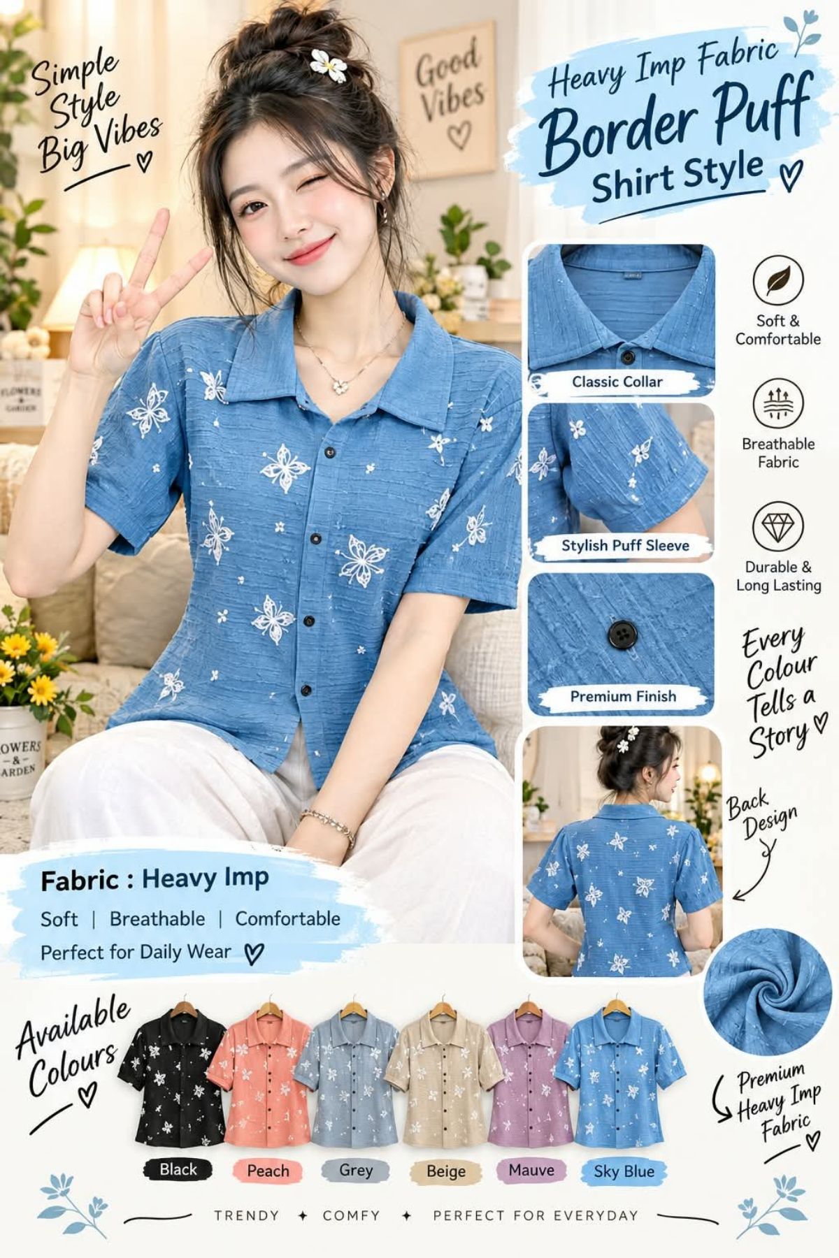 Women's Puff Shirts