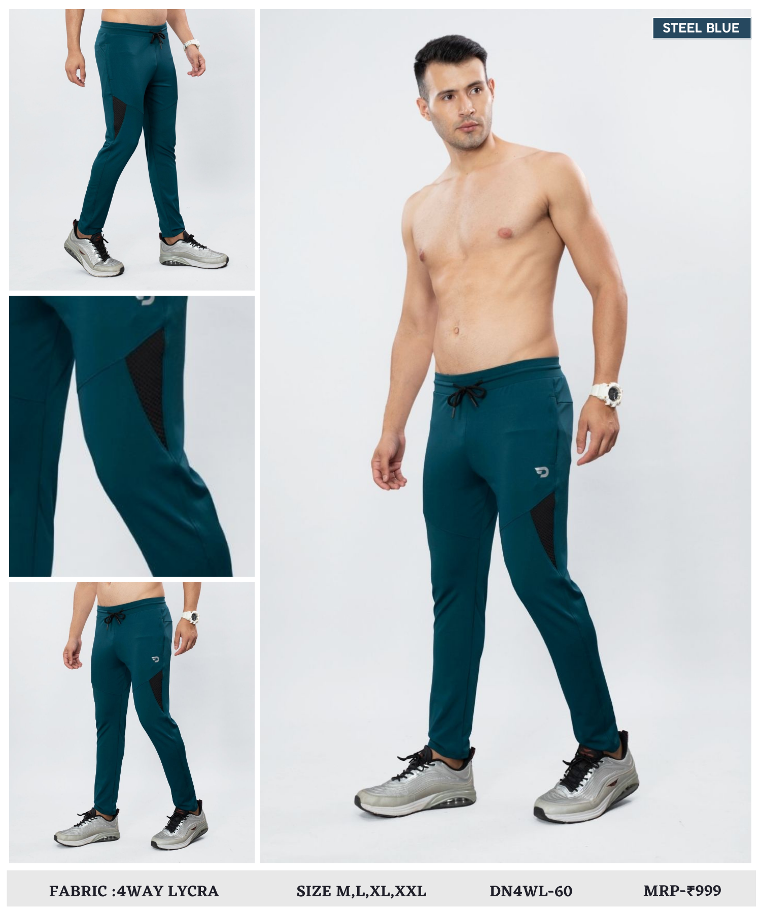 Imported 4way Taiwan Lycra Lower ( 280 GSM)
