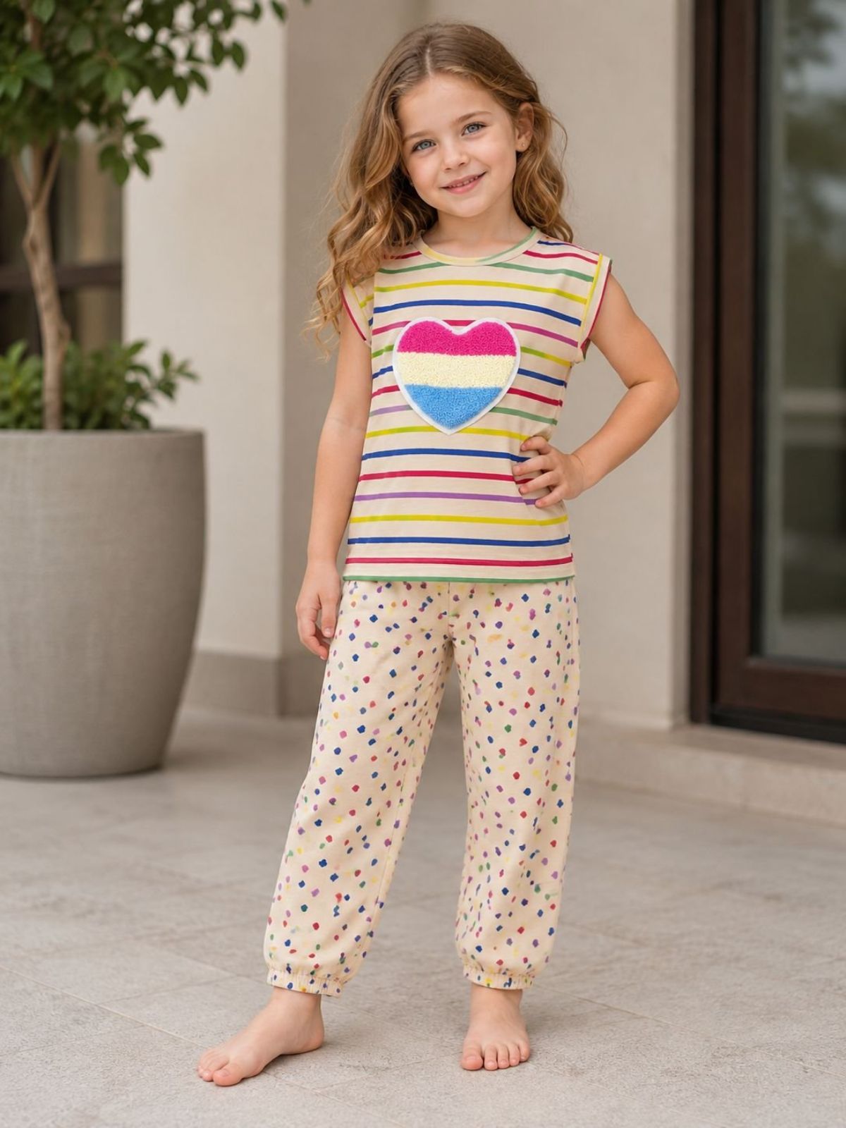 SG Fashion Kids Girls Top Set