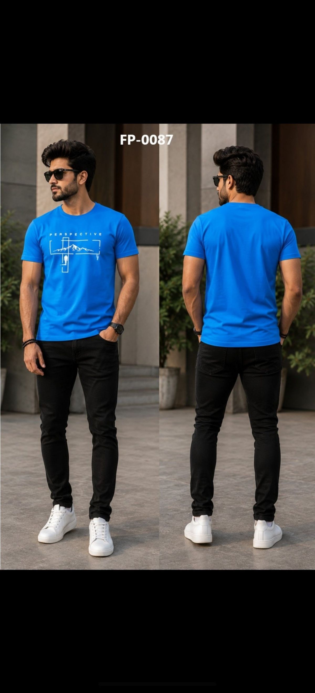 TOMHIDDLE MENS PRINTED T-SHIRT- A4-FP-0087