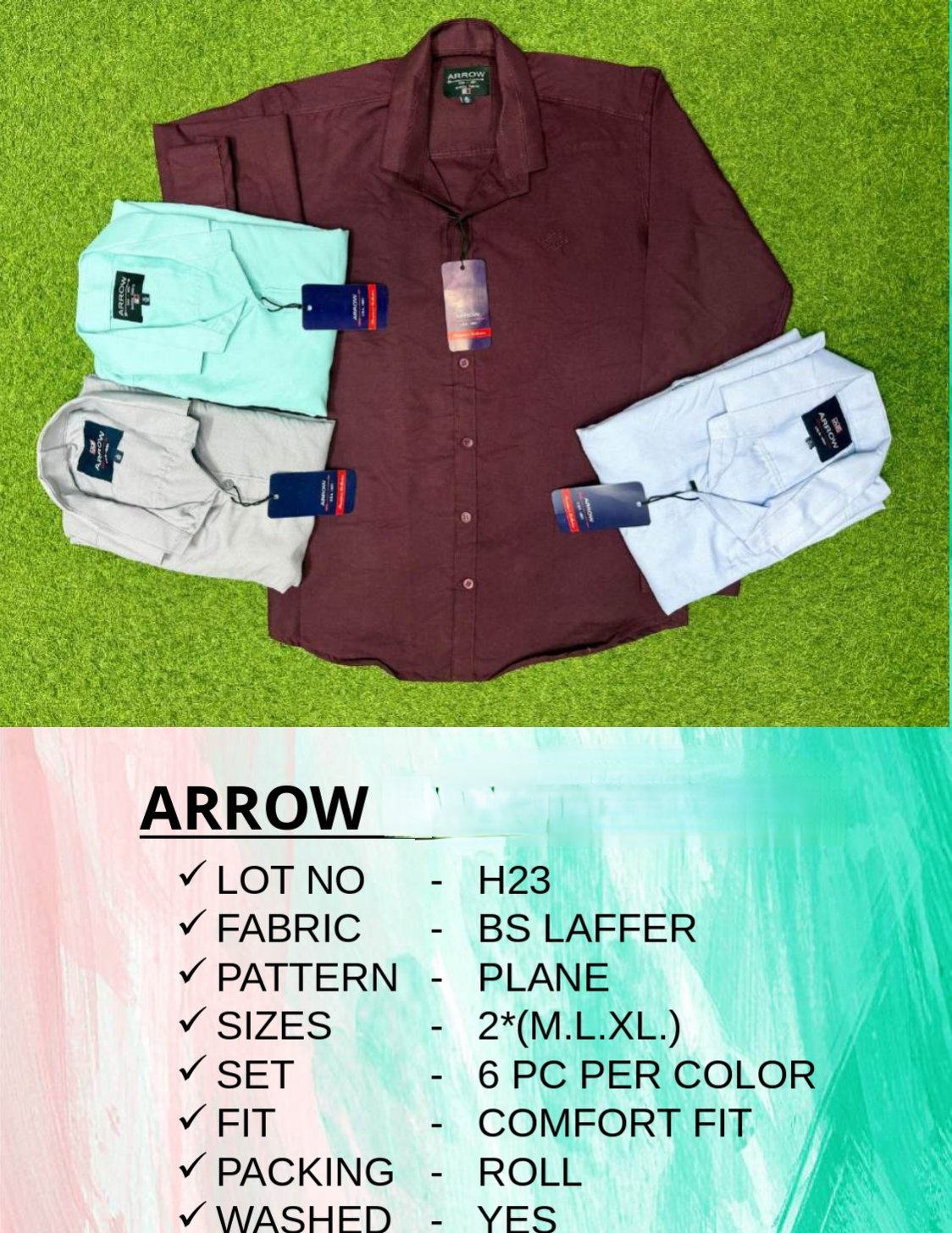 Men's Shirts- ARROW