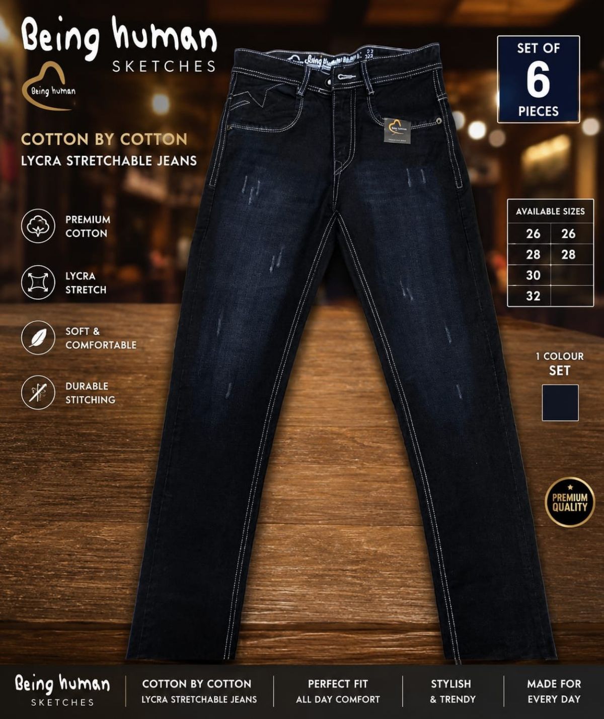 Updry Men's Denim Jeans