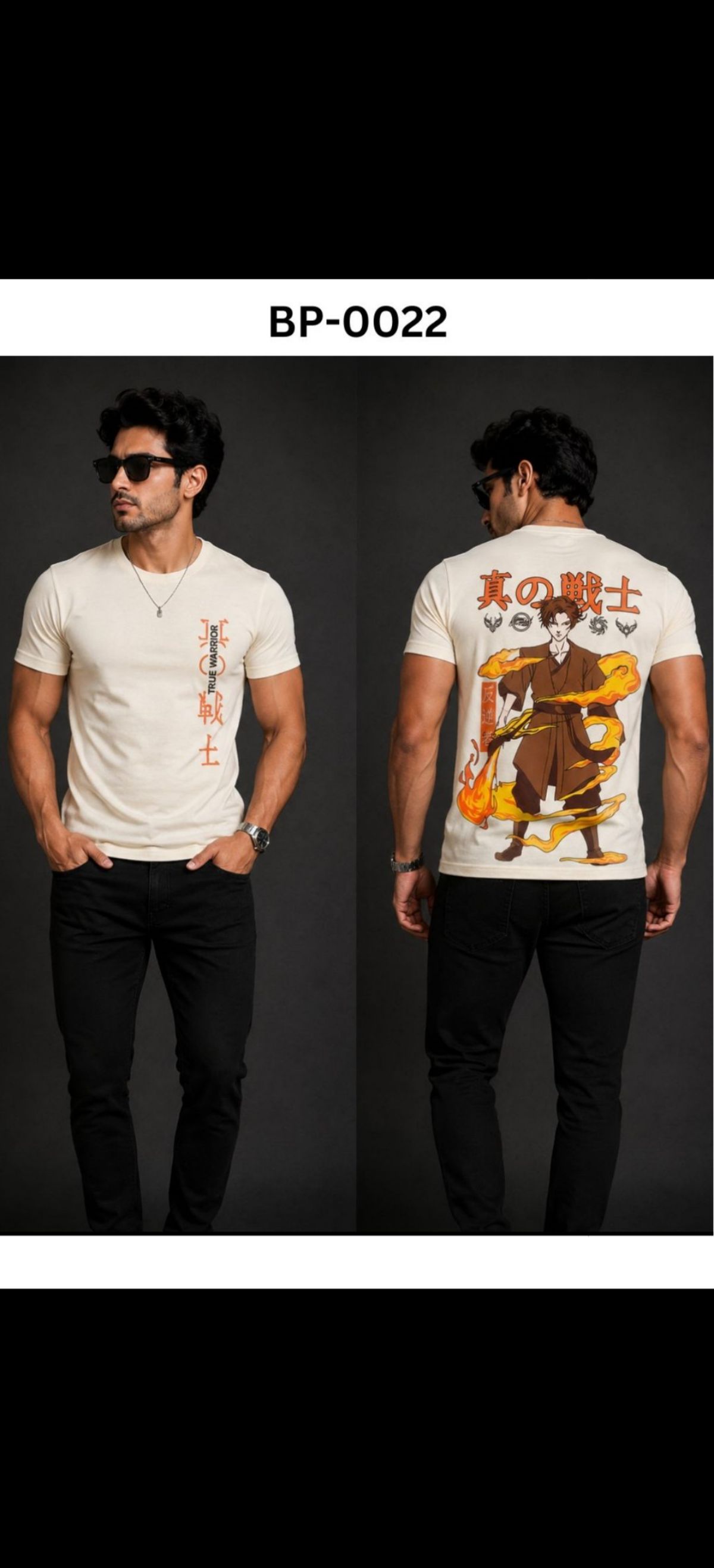 TOMHIDDLE MENS PRINTED T-SHIRT- A4-BP-0022